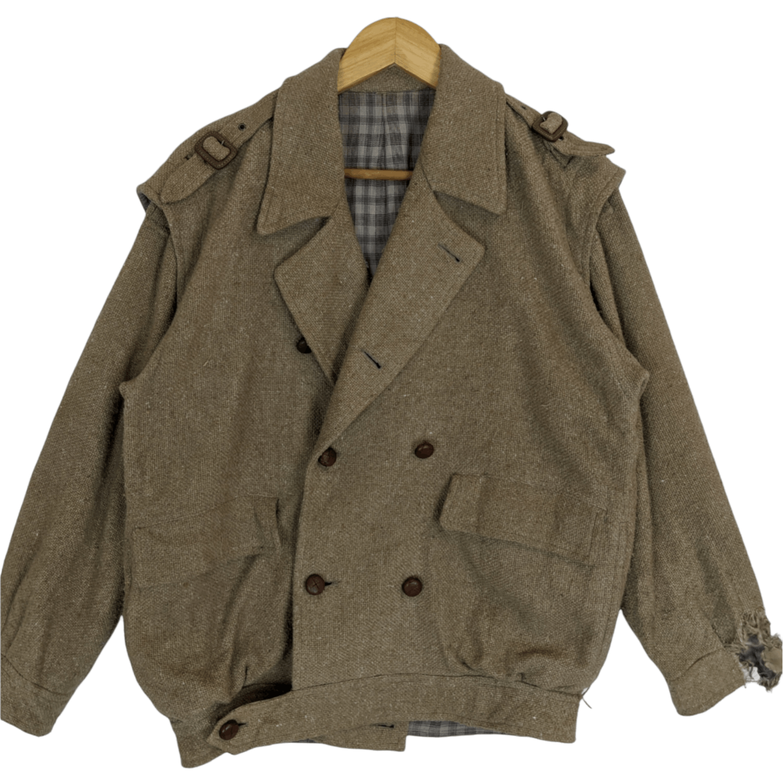 Japanese Brand Vintage 80's JUN Wool Jacket Size US M / EU 48-50 / 2 - 3 Thumbnail