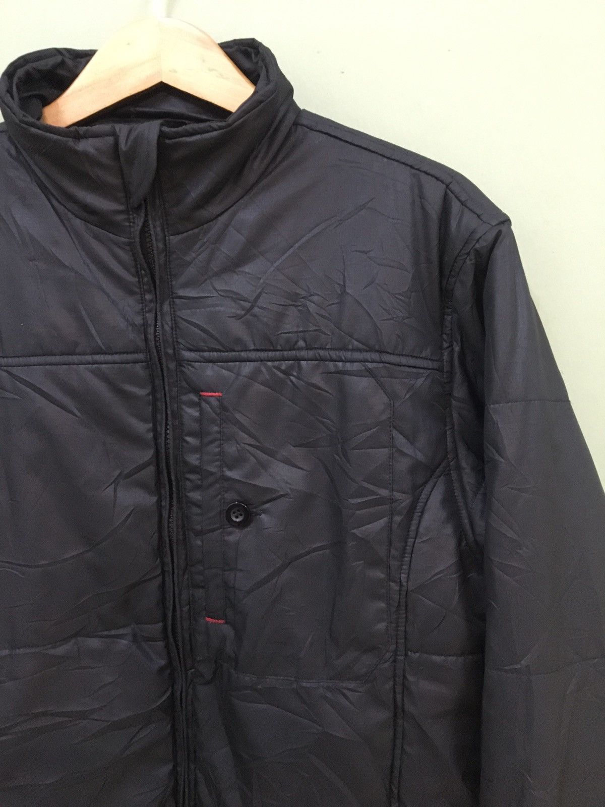 Designer YOHJI YAMAMOTO Y’SACCS SACSNY PUFFER TACTICAL ZIPPER JACKET Size US L / EU 52-54 / 3 - 4 Thumbnail