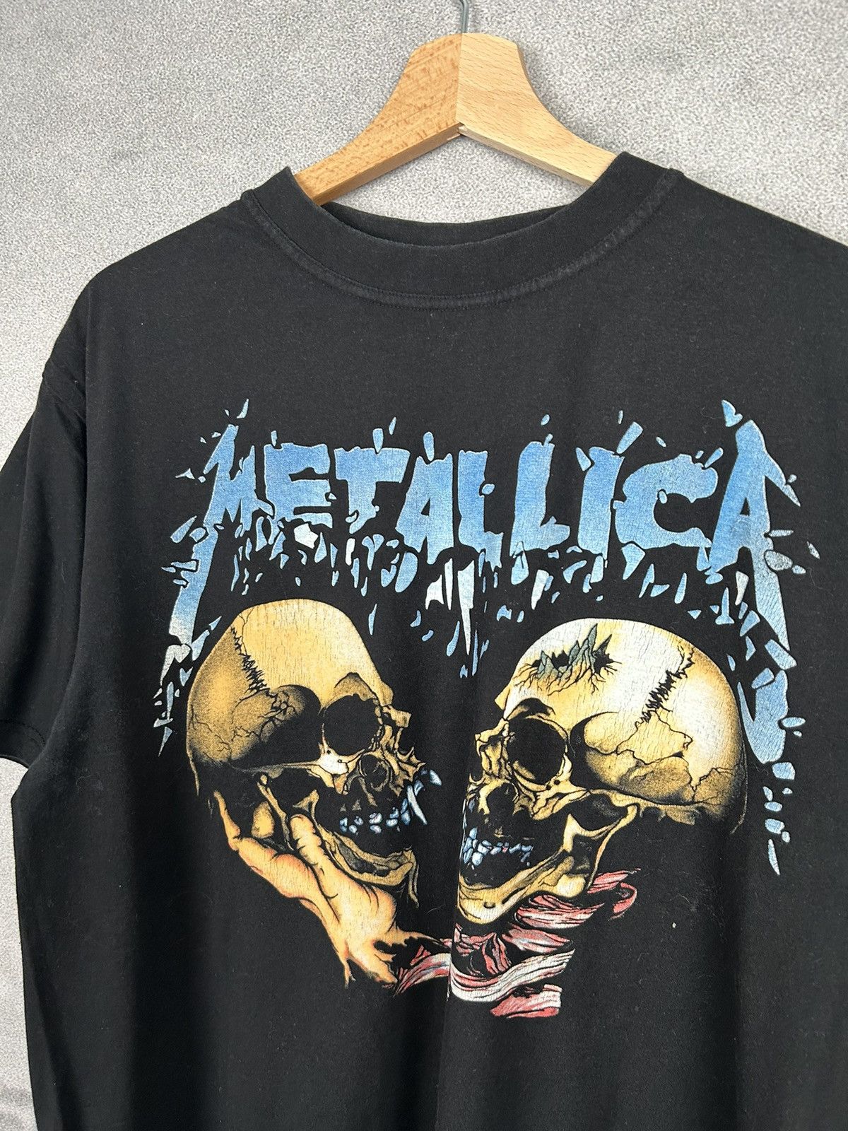Band Tees Vintage Metallica Rock Band Tee Graphic 90s Boxy Fit Size US L / EU 52-54 / 3 - 3 Thumbnail