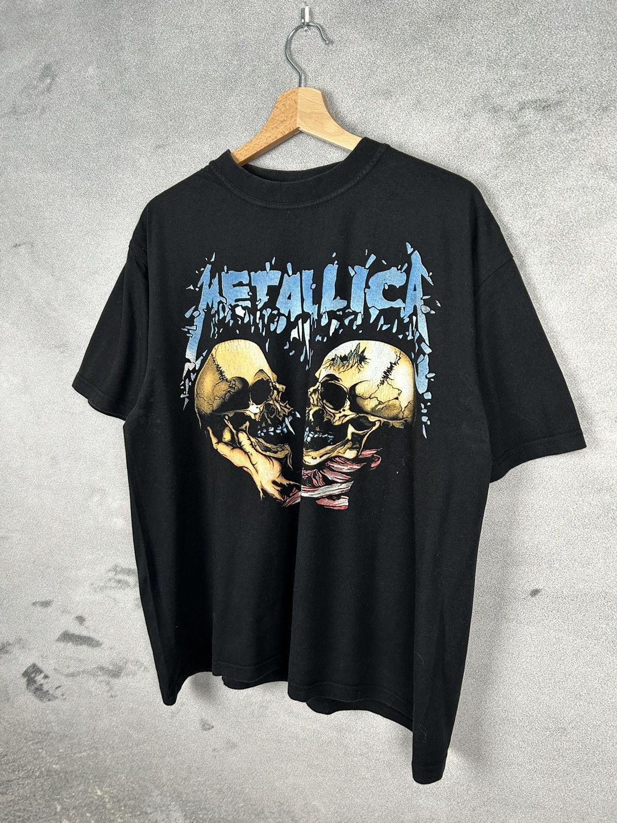 Band Tees Vintage Metallica Rock Band Tee Graphic 90s Boxy Fit Size US L / EU 52-54 / 3 - 2 Thumbnail