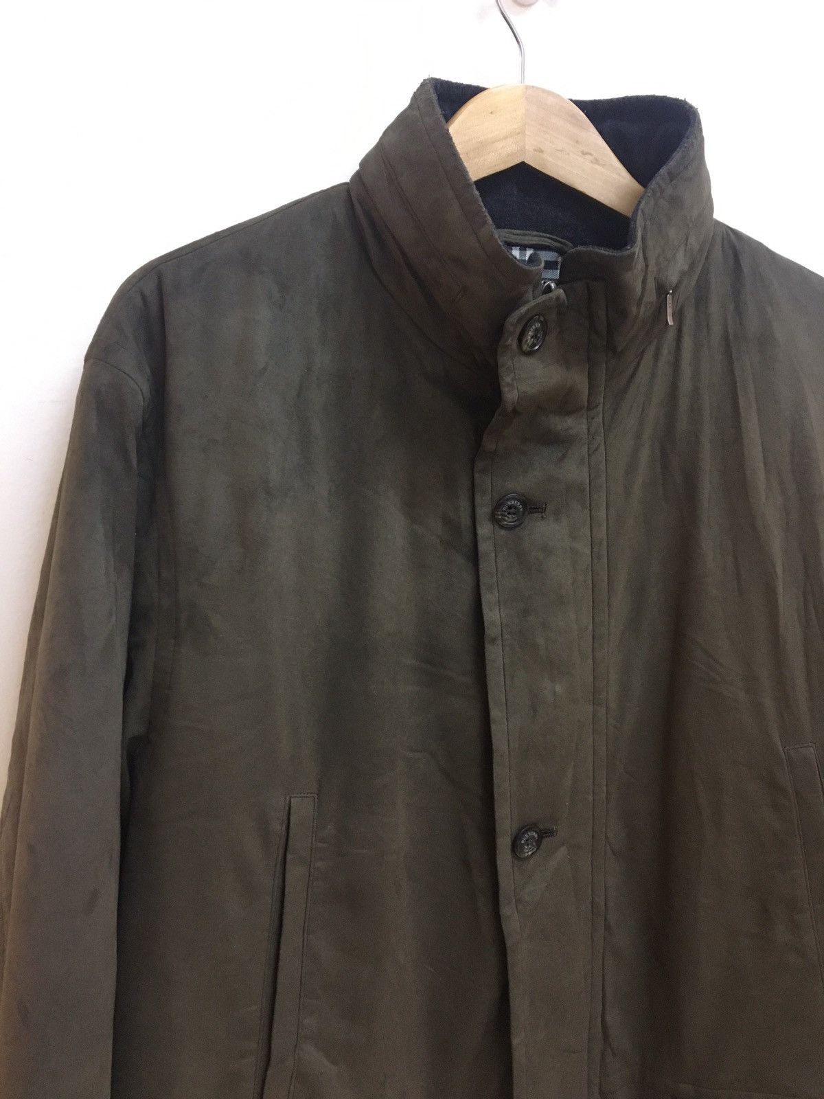 Burberry BURBERRY - VELVET GREEN/BROWN PARKA HOODIE JACKET Size US M / EU 48-50 / 2 - 3 Thumbnail