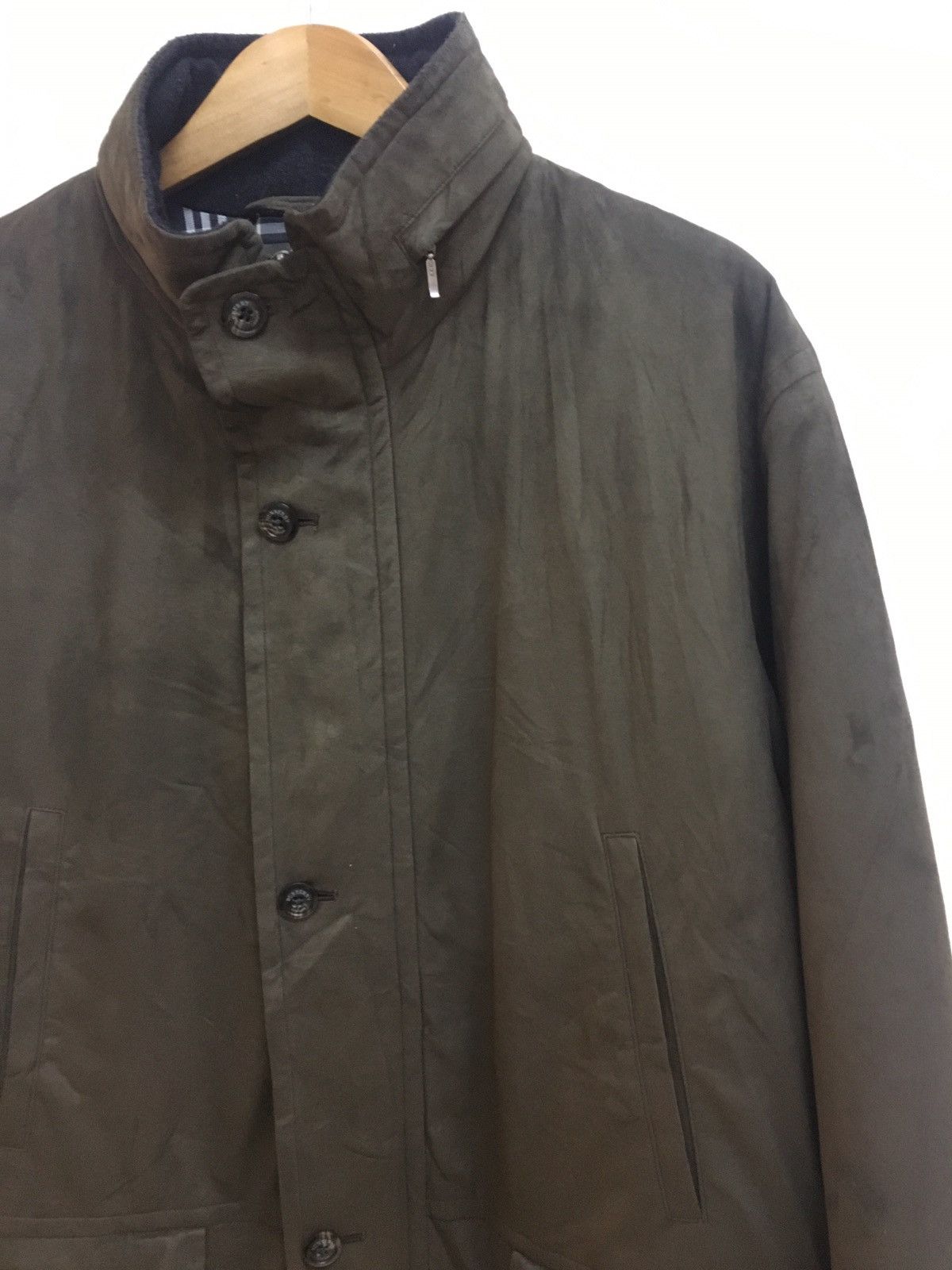 Burberry BURBERRY - VELVET GREEN/BROWN PARKA HOODIE JACKET Size US M / EU 48-50 / 2 - 4 Thumbnail