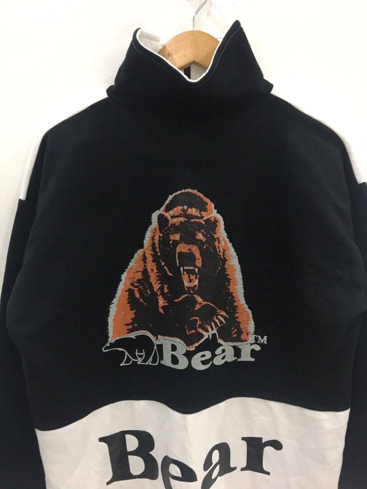 Designer GOLDEN BEAR - EMBROIDERED BIG FRONT & BACK LOGO JACKET Size US L / EU 52-54 / 3 - 7 Thumbnail
