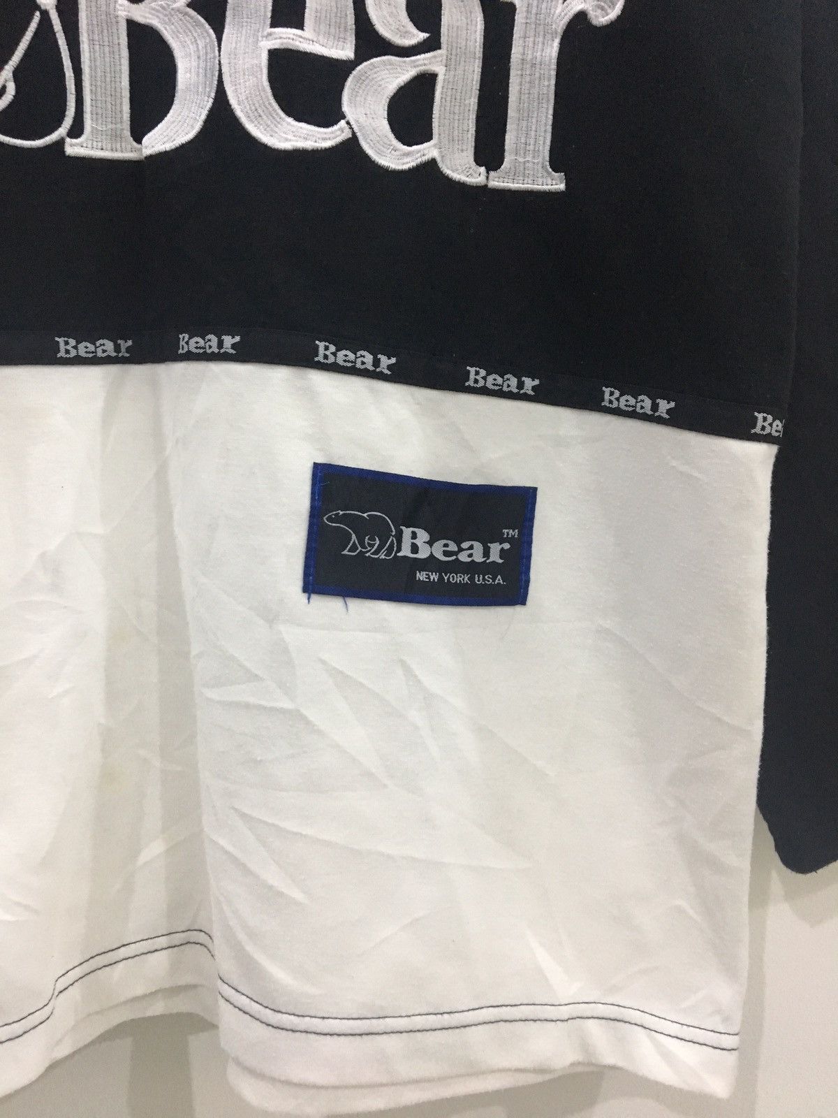 Designer GOLDEN BEAR - EMBROIDERED BIG FRONT & BACK LOGO JACKET Size US L / EU 52-54 / 3 - 6 Thumbnail
