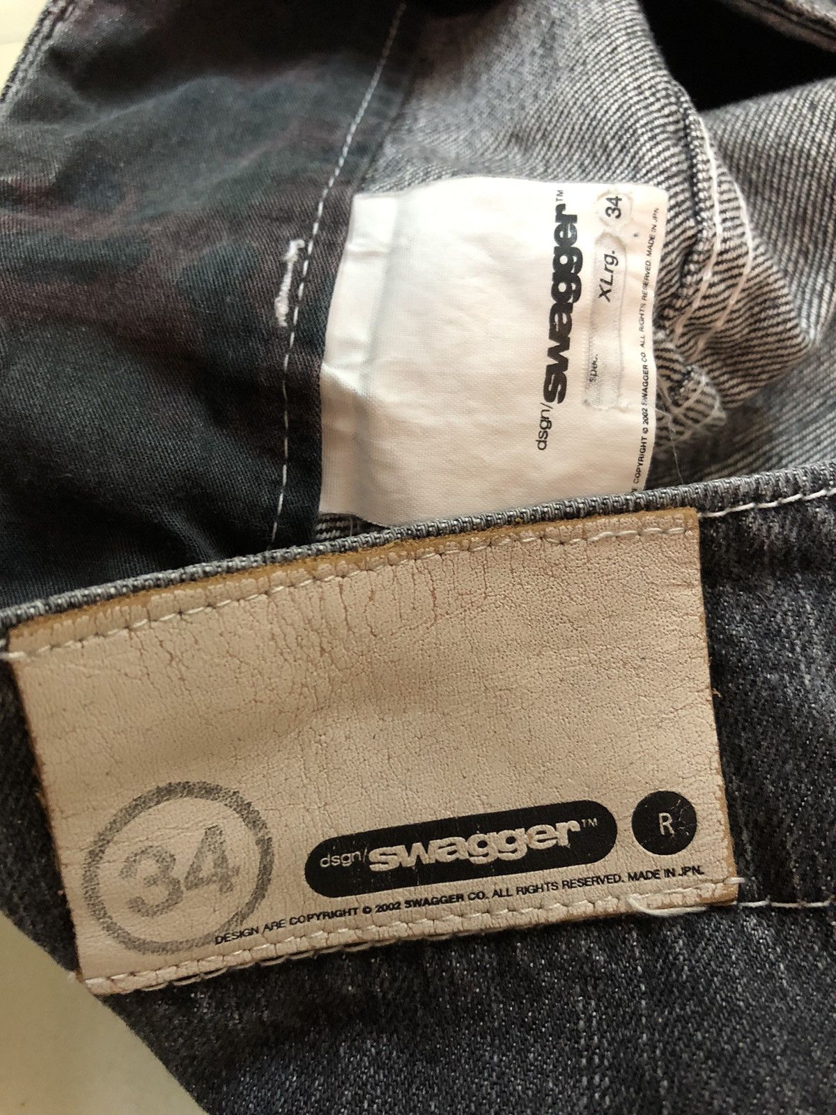 Japanese Brand × Swagger SWAGGER - WIDE BAGGY FIT WASHED CARPENTER PANTS Size US 34 / EU 50 - 10 Thumbnail