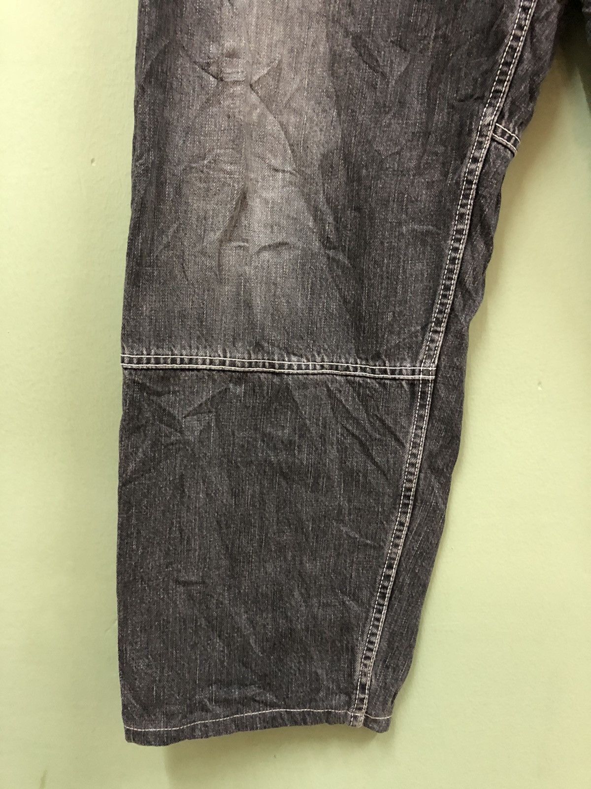 Japanese Brand × Swagger SWAGGER - WIDE BAGGY FIT WASHED CARPENTER PANTS Size US 34 / EU 50 - 7 Thumbnail