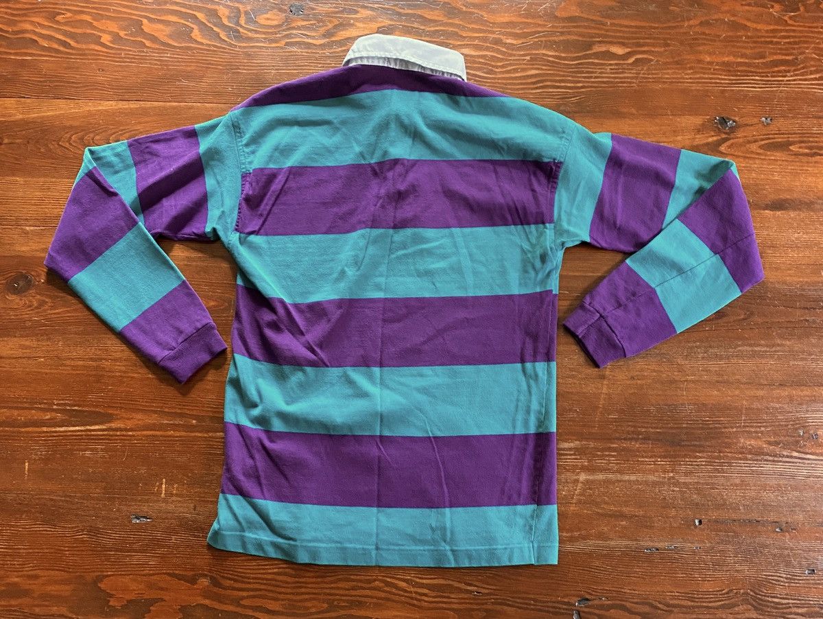 Gant Vintage 90’s Gant Striped Rugby Long Sleeve Polo Size US S / EU 44-46 / 1 - 8 Thumbnail