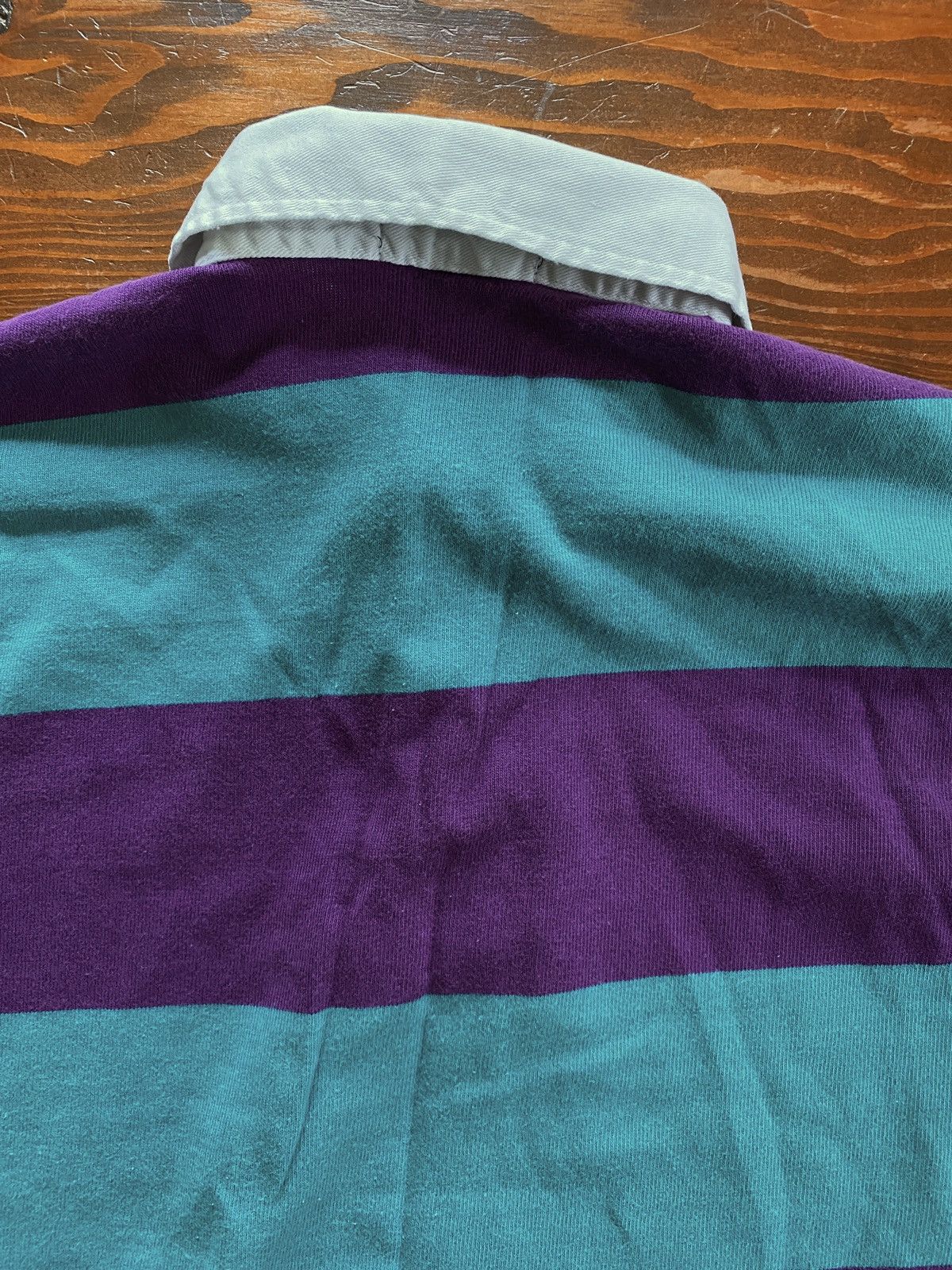 Gant Vintage 90’s Gant Striped Rugby Long Sleeve Polo Size US S / EU 44-46 / 1 - 9 Thumbnail