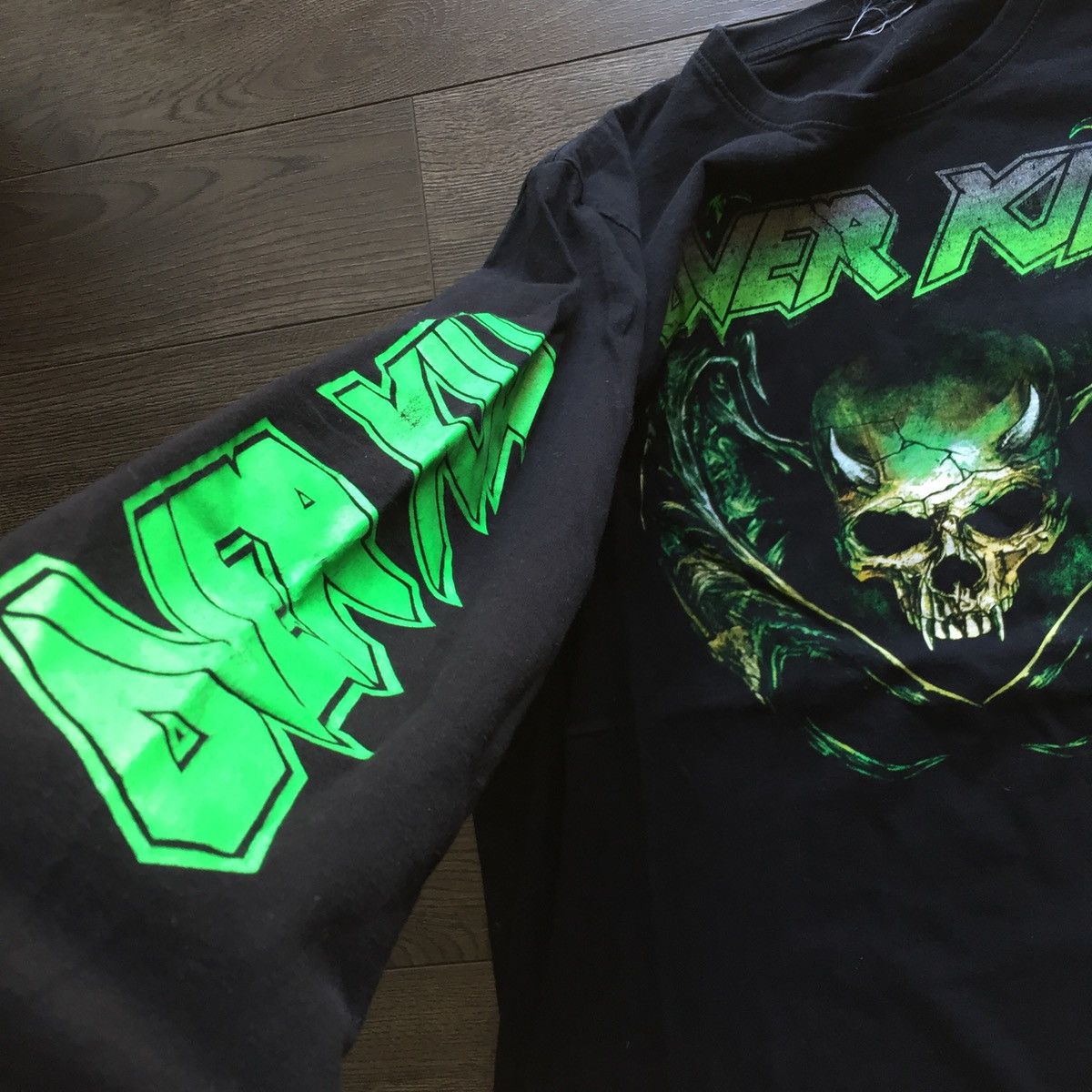 Band Tees × Vintage Vintage Over Kill Longsleeve Band Shirt Size US XL / EU 56 / 4 - 4 Thumbnail