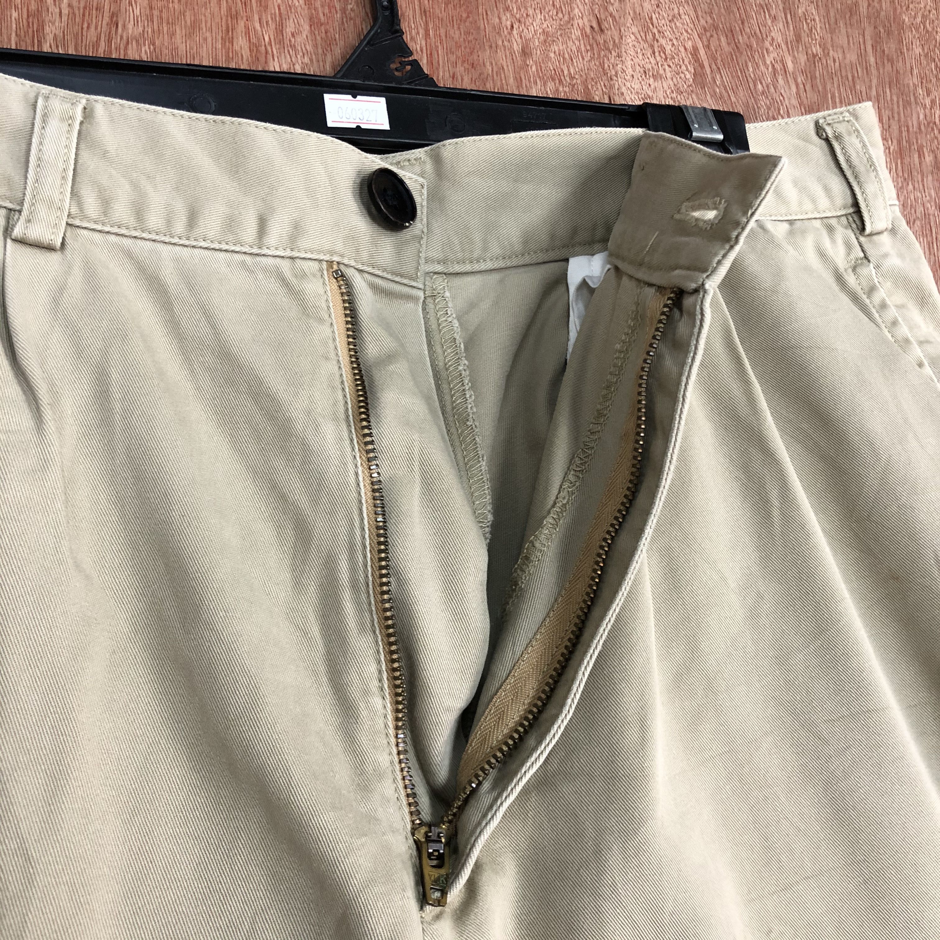Japanese Brand × Vintage HITMAKER Vintage 90s Chinos Khaki Casual Trouser Slack Pant Size US 32 / EU 48 - 3 Thumbnail