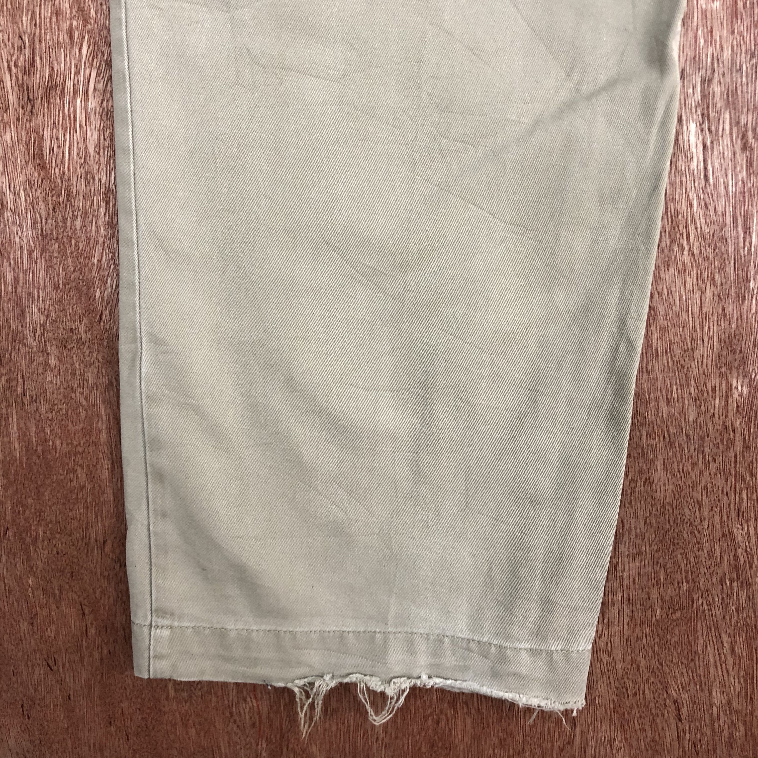 Japanese Brand × Vintage HITMAKER Vintage 90s Chinos Khaki Casual Trouser Slack Pant Size US 32 / EU 48 - 7 Thumbnail