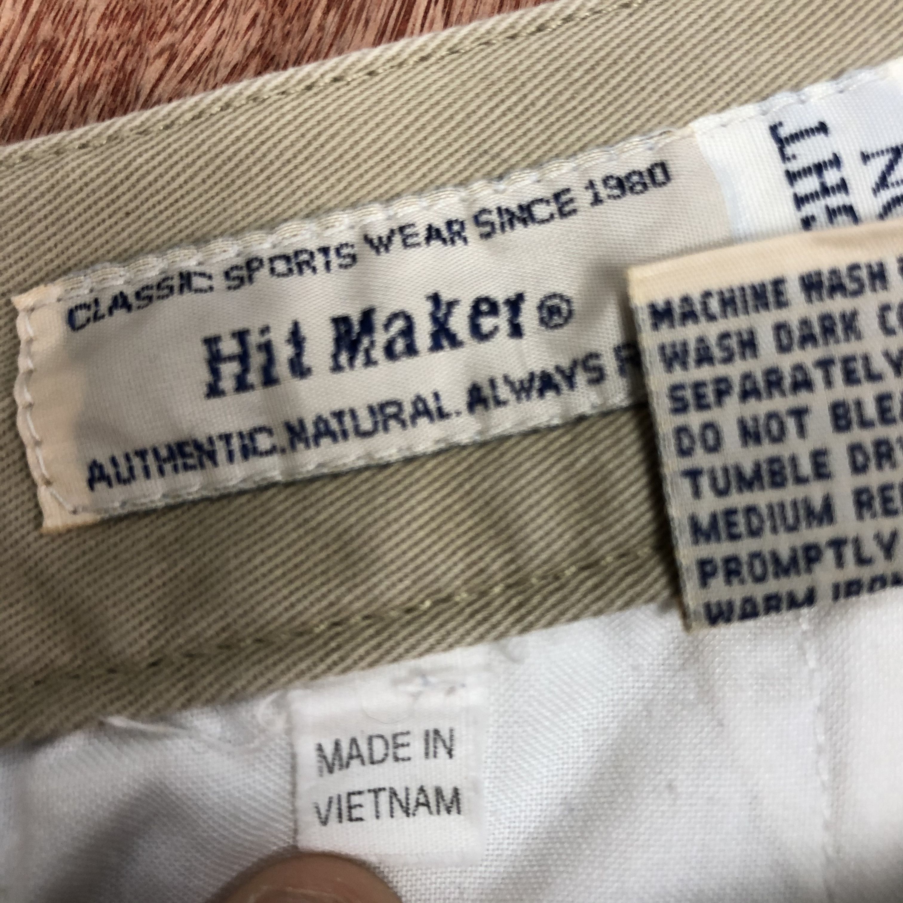 Japanese Brand × Vintage HITMAKER Vintage 90s Chinos Khaki Casual Trouser Slack Pant Size US 32 / EU 48 - 11 Thumbnail