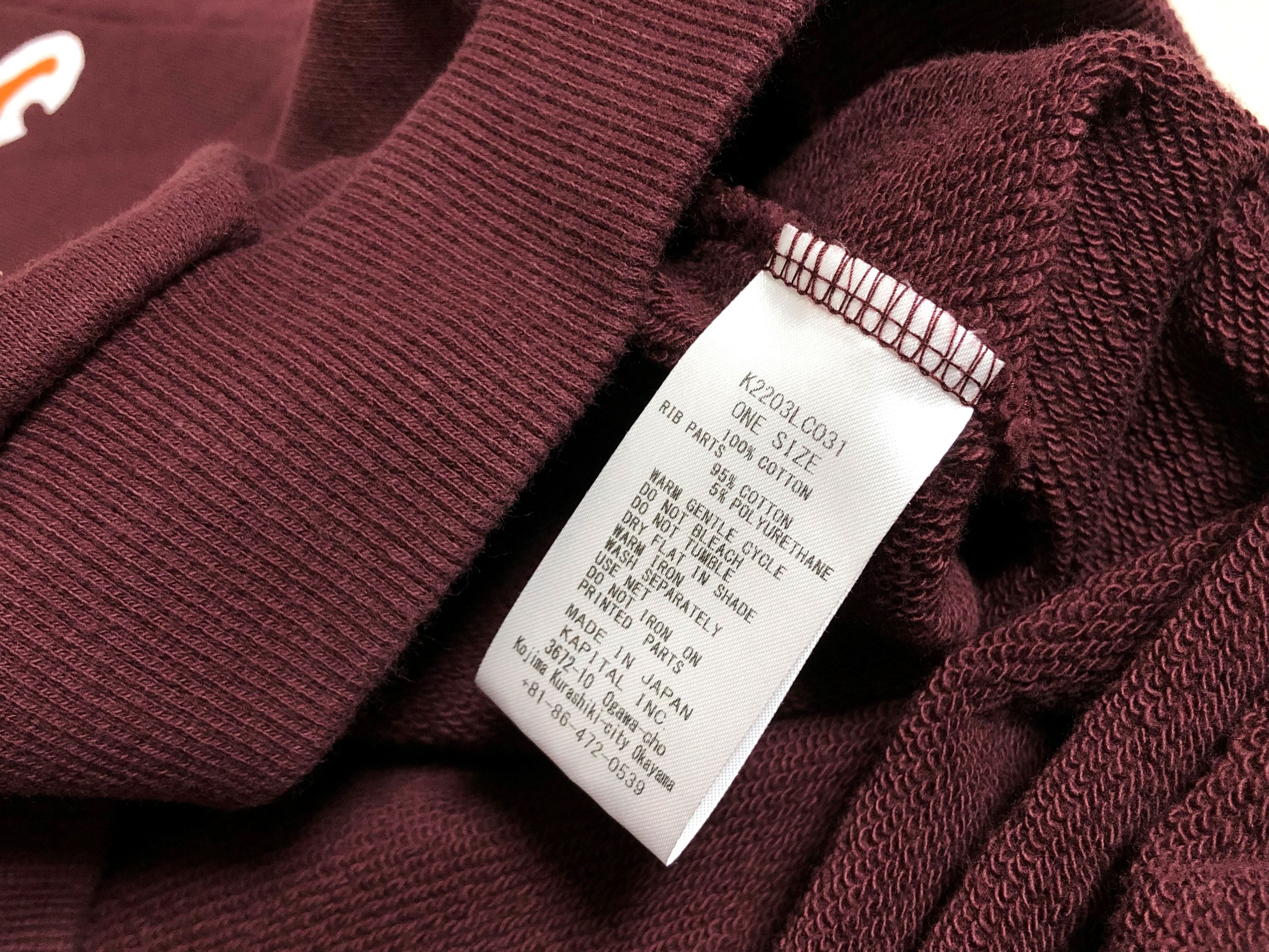 Kapital KAPITAL big kountry college sweatshirt wide laundry Size US L / EU 52-54 / 3 - 4 Thumbnail