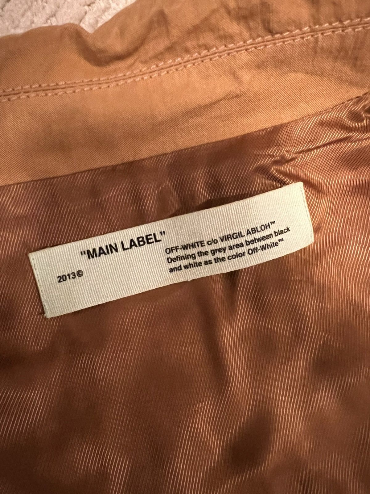 Off-White Off White Tan Scorpion Embroidered Bomber Jacket Size M / US 6-8 / IT 42-44 - 9 Thumbnail