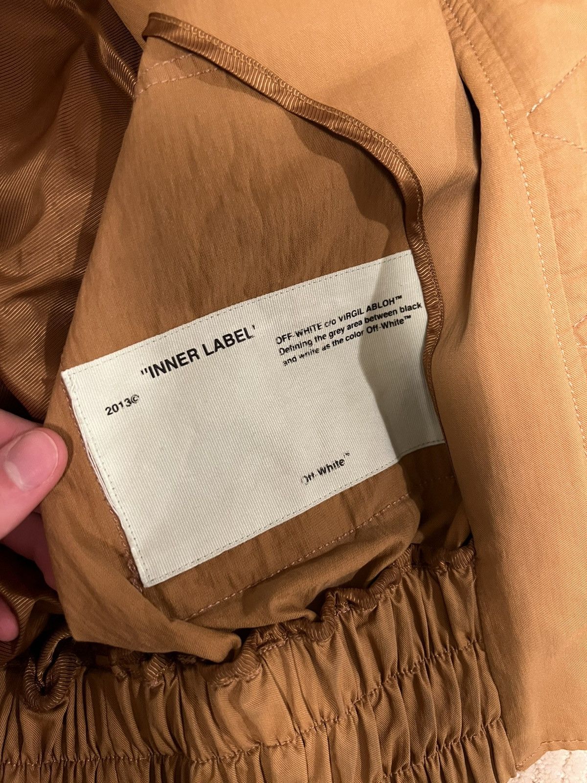 Off-White Off White Tan Scorpion Embroidered Bomber Jacket Size M / US 6-8 / IT 42-44 - 10 Thumbnail