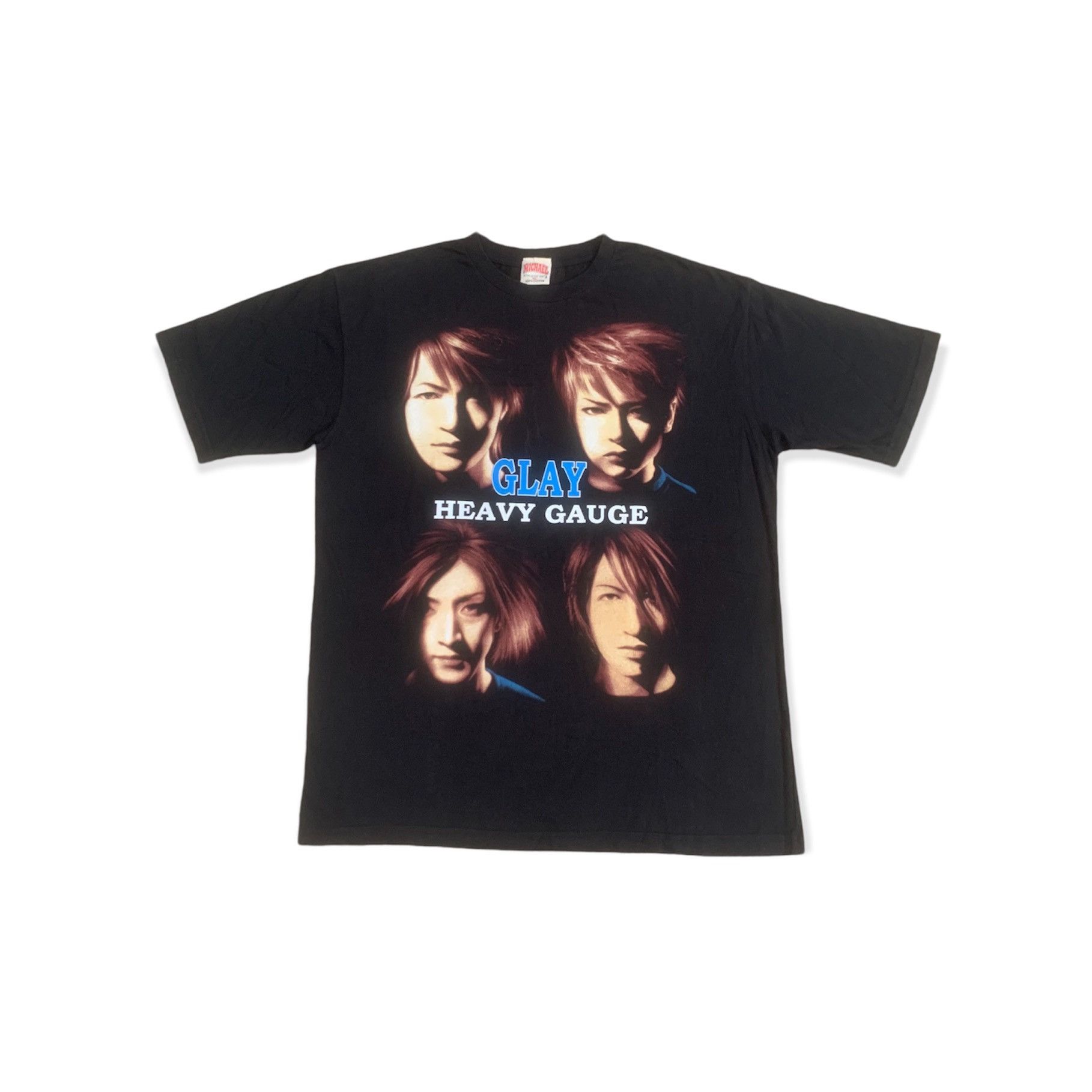 image of Band Tees x Rock Band Vintage Glay Heavy Gauge Japanese Rock Band in Black, Men's (Size XL)