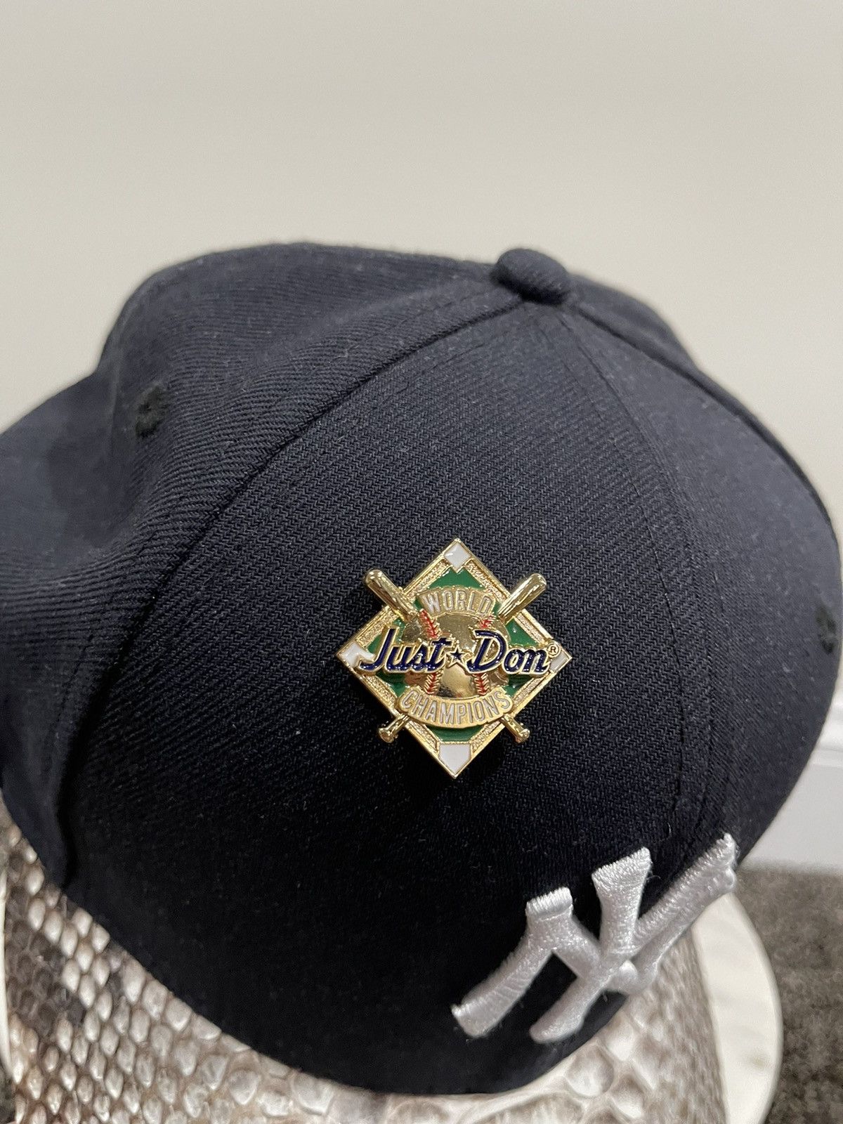 Just Don Just Don MLB NYY New York Yankes 2021 Snakeskin Navy Hat Size ONE SIZE - 7 Thumbnail