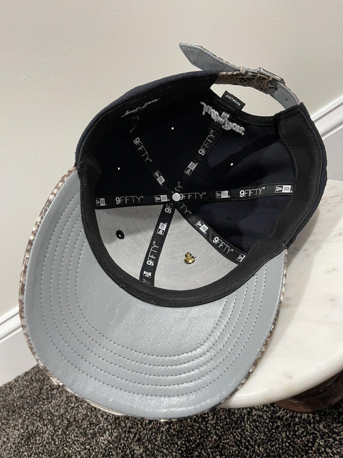 Just Don Just Don MLB NYY New York Yankes 2021 Snakeskin Navy Hat Size ONE SIZE - 5 Thumbnail