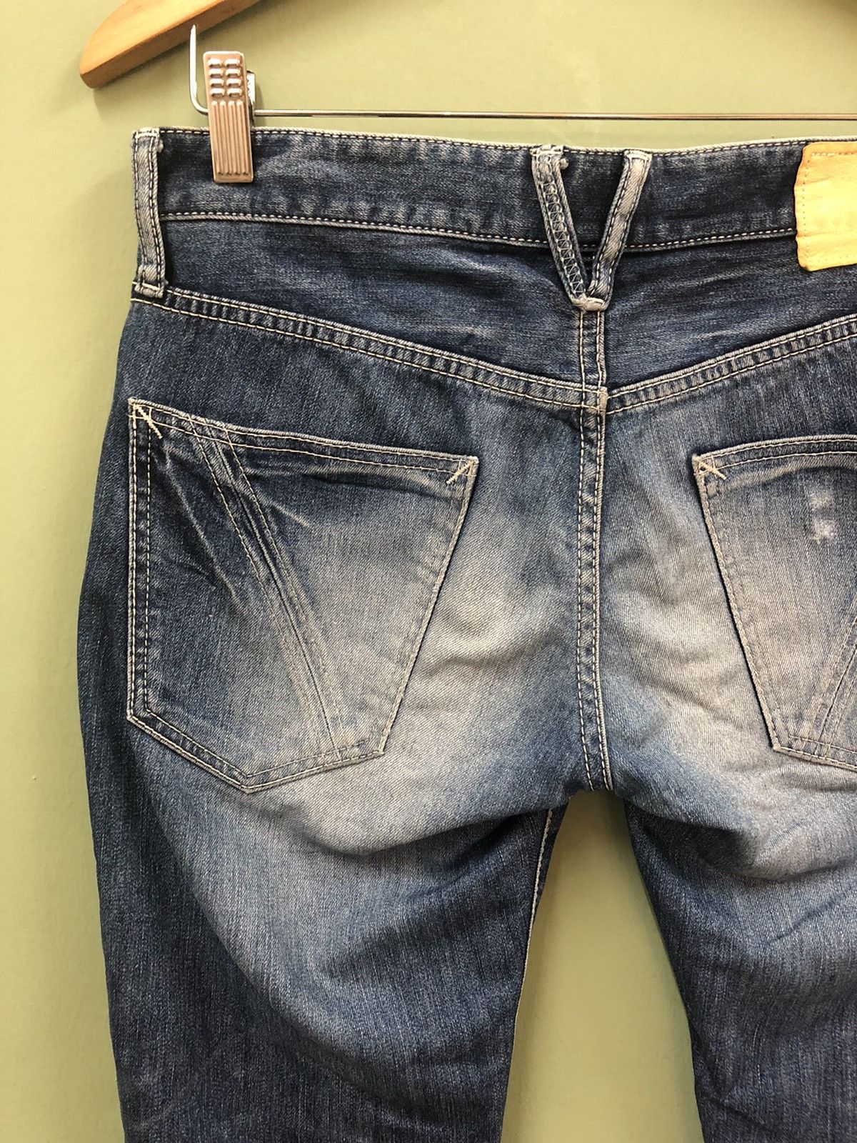 Fragment Design × Hiroshi Fujiwara × Vanquish VANQUISH - SLIM/SKINNY STRETCH FIT WASHED DISTRESS JEANS Size US 30 / EU 46 - 3 Thumbnail