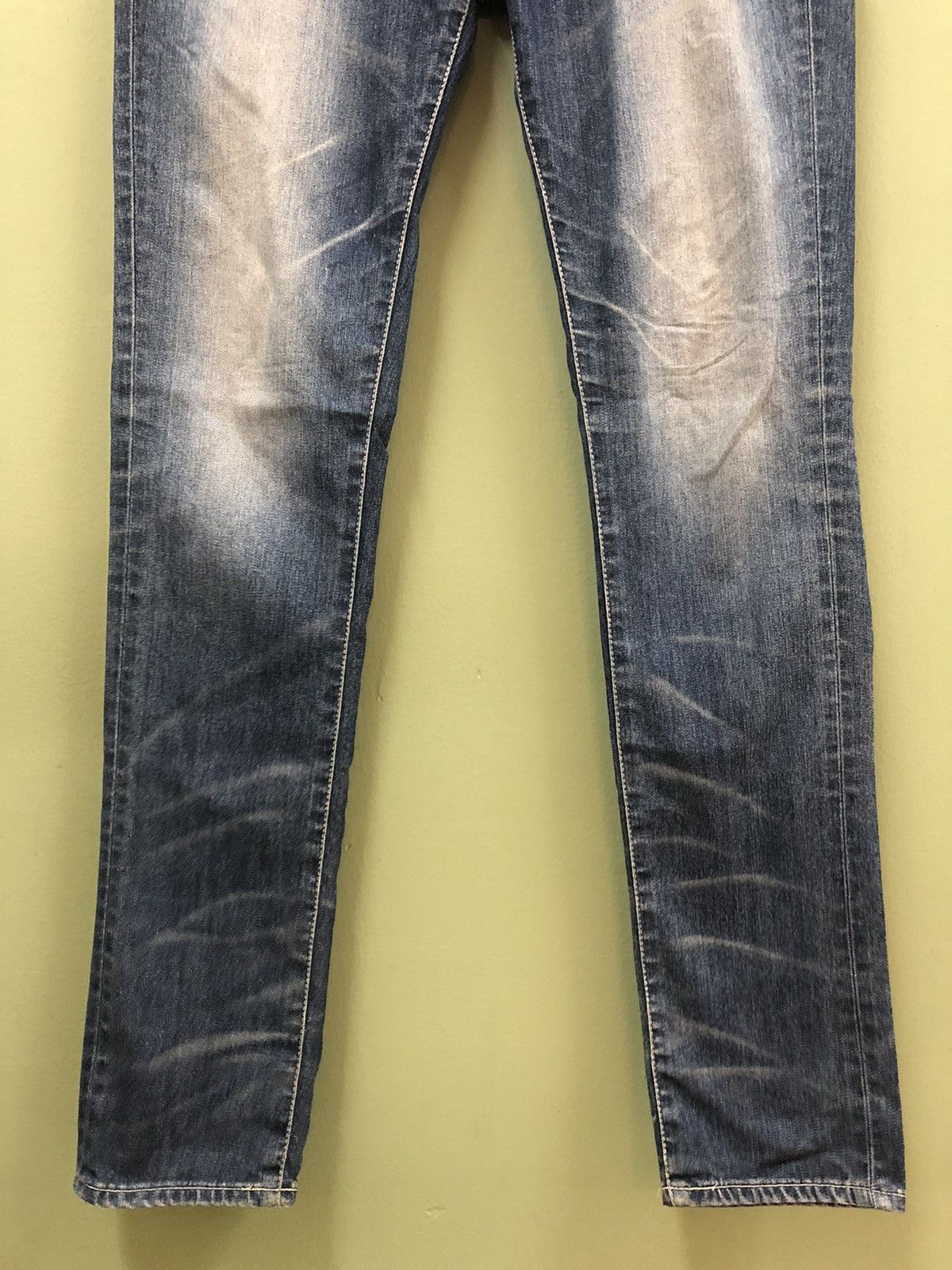 Fragment Design × Hiroshi Fujiwara × Vanquish VANQUISH - SLIM/SKINNY STRETCH FIT WASHED DISTRESS JEANS Size US 30 / EU 46 - 7 Thumbnail