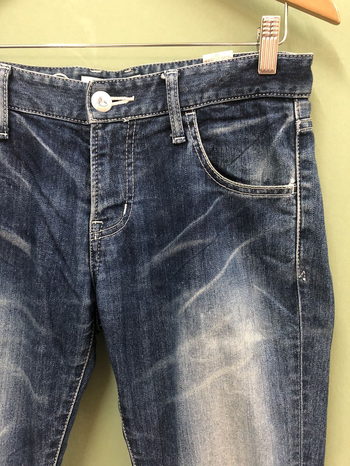 Fragment Design × Hiroshi Fujiwara × Vanquish VANQUISH - SLIM/SKINNY STRETCH FIT WASHED DISTRESS JEANS Size US 30 / EU 46 - 9 Thumbnail