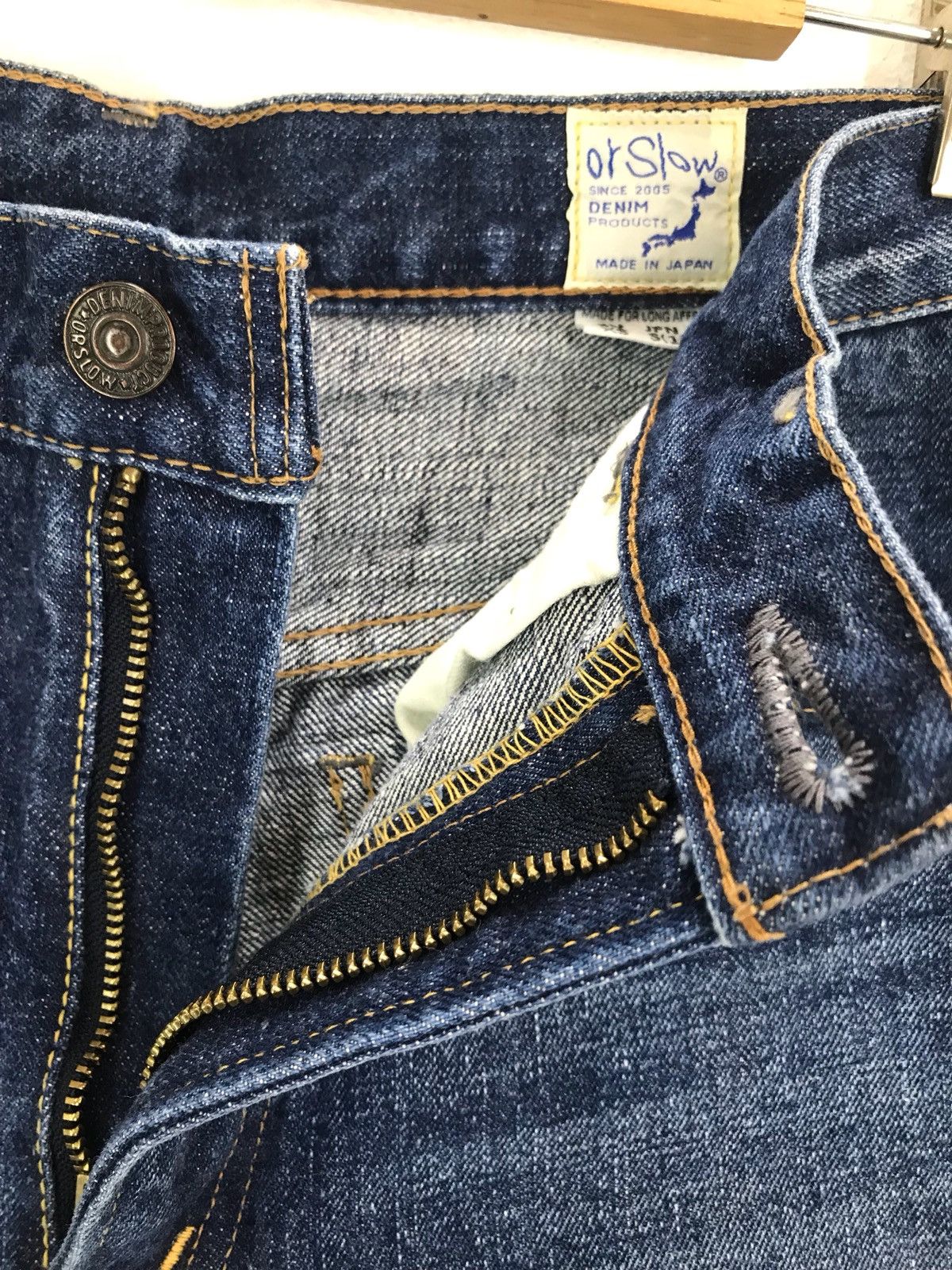 Orslow Vintage ORSLOW Clawmark Faded Stone Wash Denim Jeans Size US 29 - 12 Thumbnail