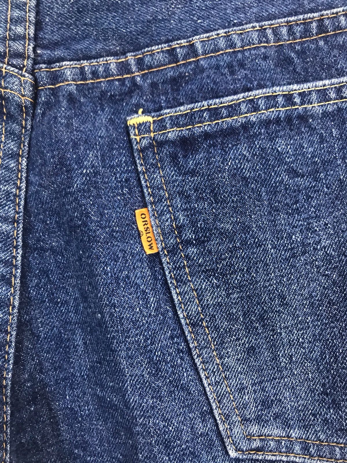Orslow Vintage ORSLOW Clawmark Faded Stone Wash Denim Jeans Size US 29 - 10 Thumbnail