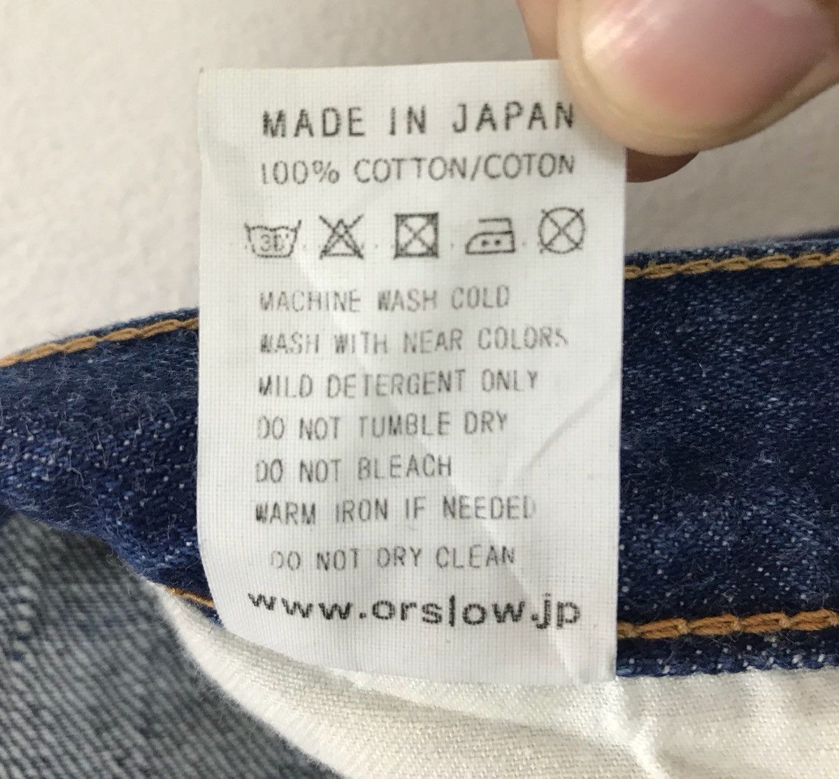 Orslow Vintage ORSLOW Clawmark Faded Stone Wash Denim Jeans Size US 29 - 13 Thumbnail