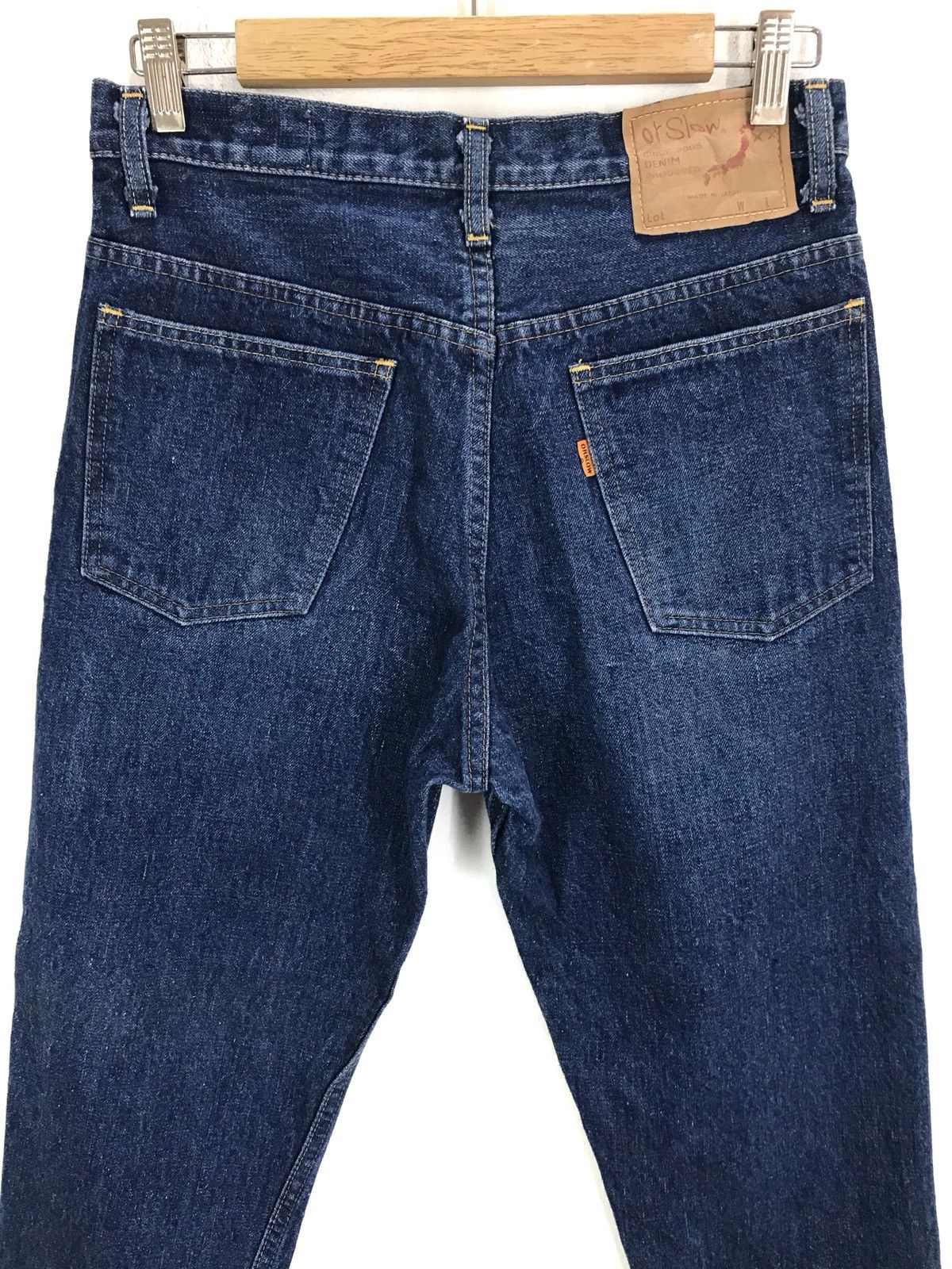 Orslow Vintage ORSLOW Clawmark Faded Stone Wash Denim Jeans Size US 29 - 1 Thumbnail