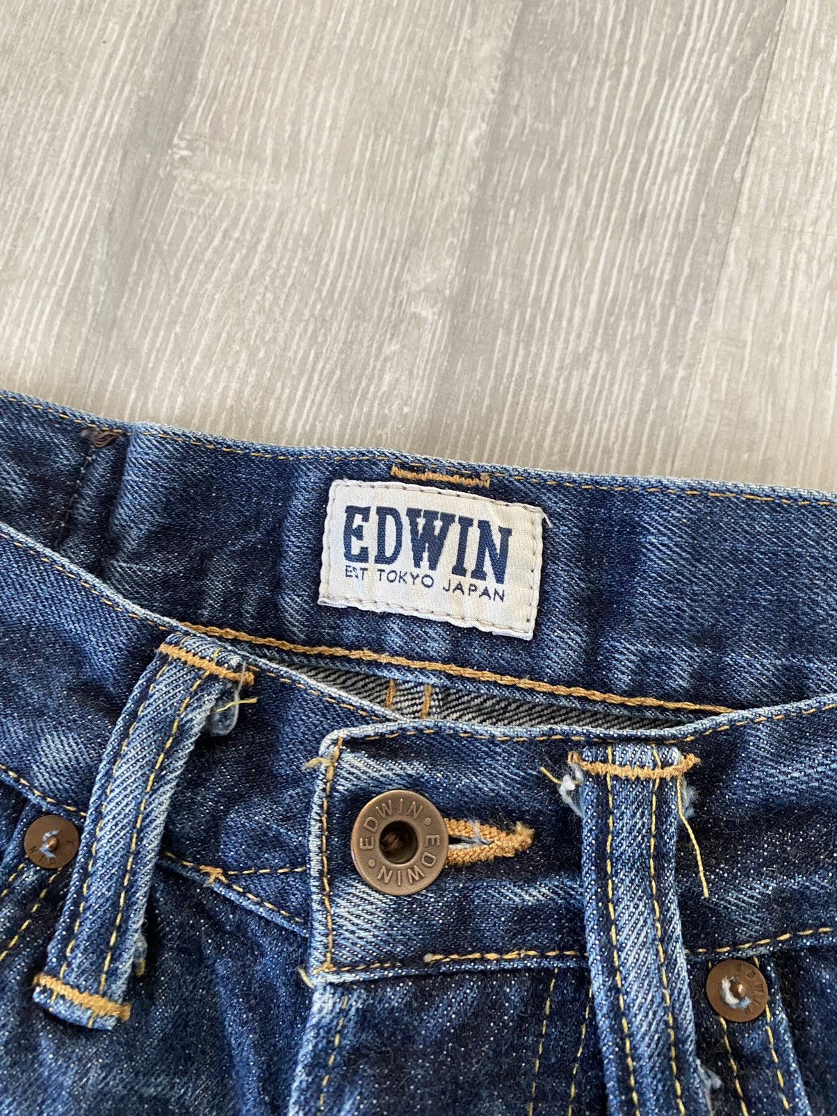 Edwin Edwin Japan vintage blue selvedge jeans denim pants Size US 28 / EU 44 - 6 Thumbnail