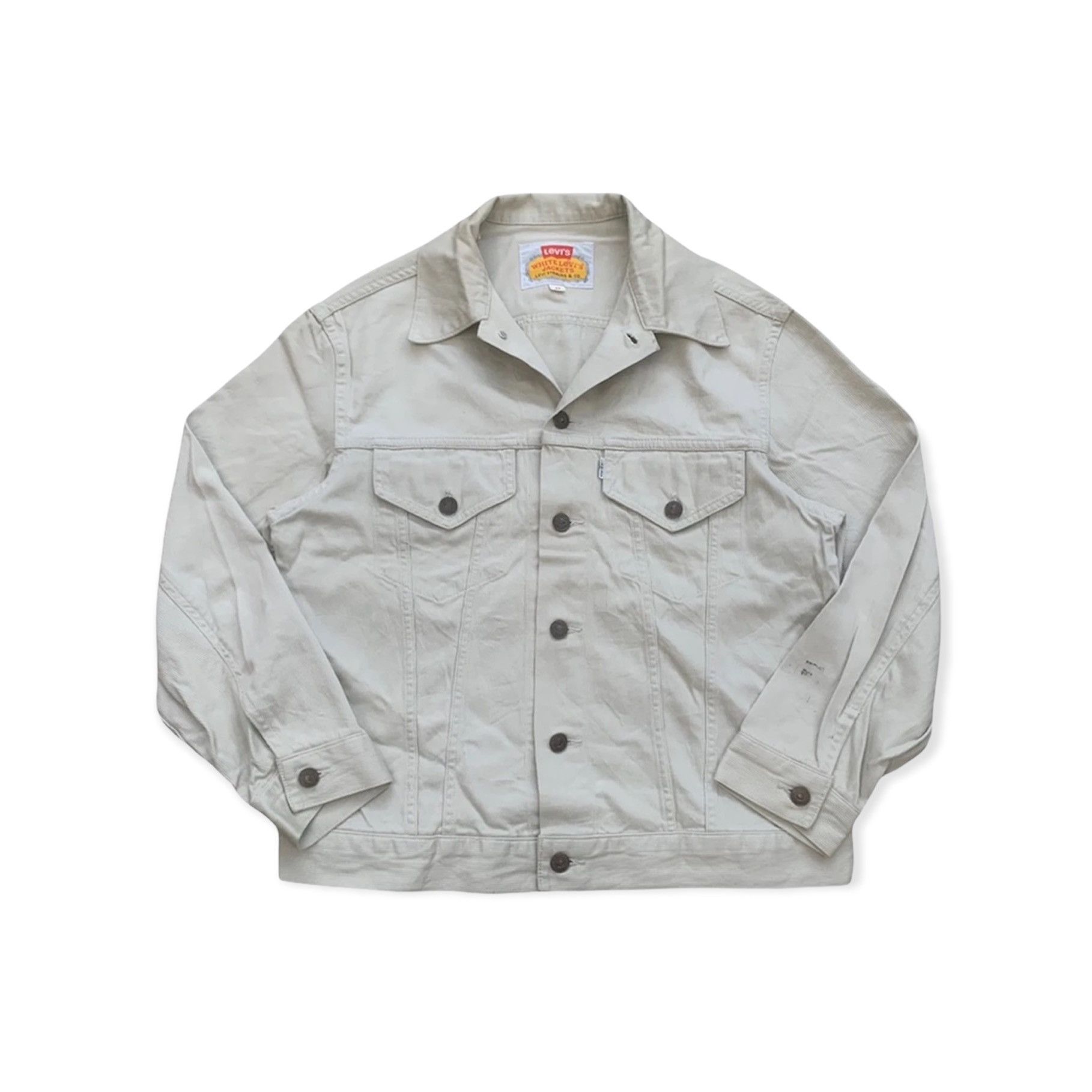 vintage white levis jacket