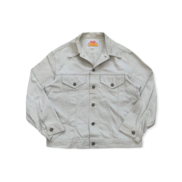 Levi's vintage white levis jacket Grailed