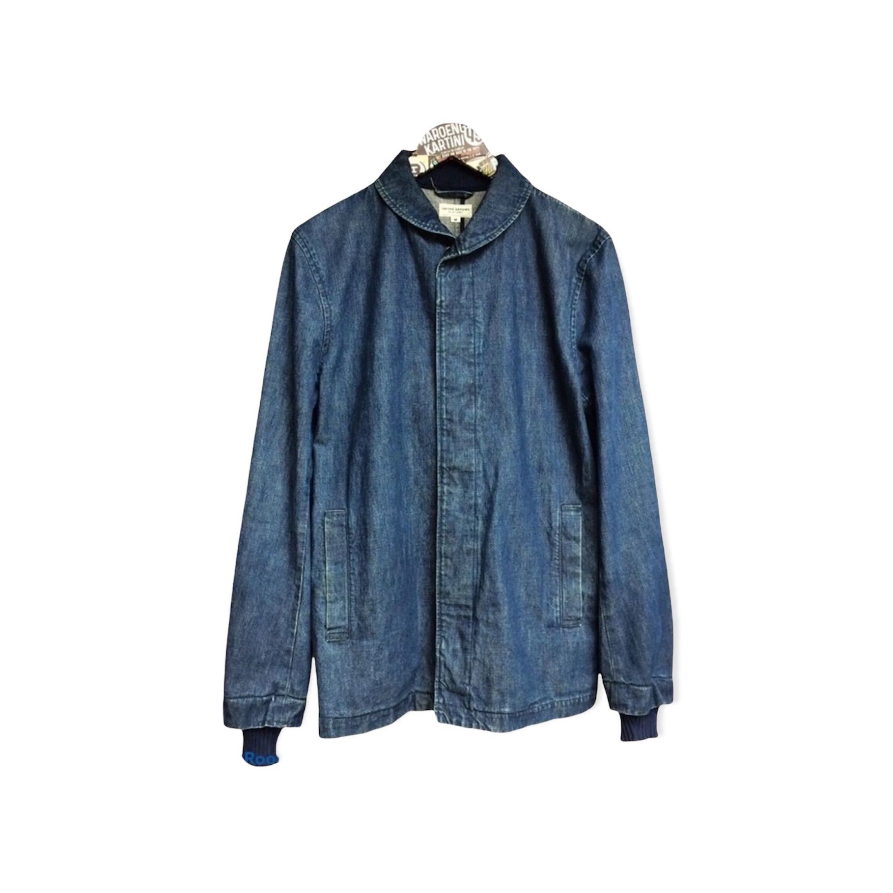 United Arrows Denim Kimono Noragi Patchwork Jacket GQ for