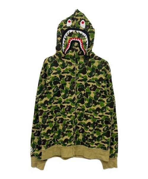 BAPE Beige camo Shark full zip hoodie A Bathing Ape Size L