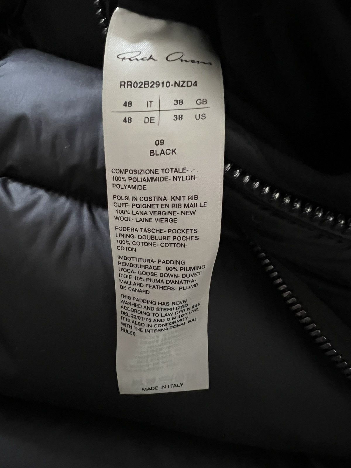 Rick Owens RICK OWENS FW22 STROBE RUNWAY JUMBO GIMP COAT IN BLACK Size US M / EU 48-50 / 2 - 4 Thumbnail
