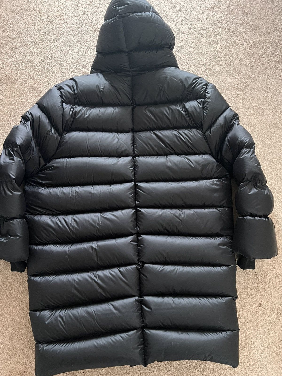 Rick Owens RICK OWENS FW22 STROBE RUNWAY JUMBO GIMP COAT IN BLACK Size US M / EU 48-50 / 2 - 6 Thumbnail