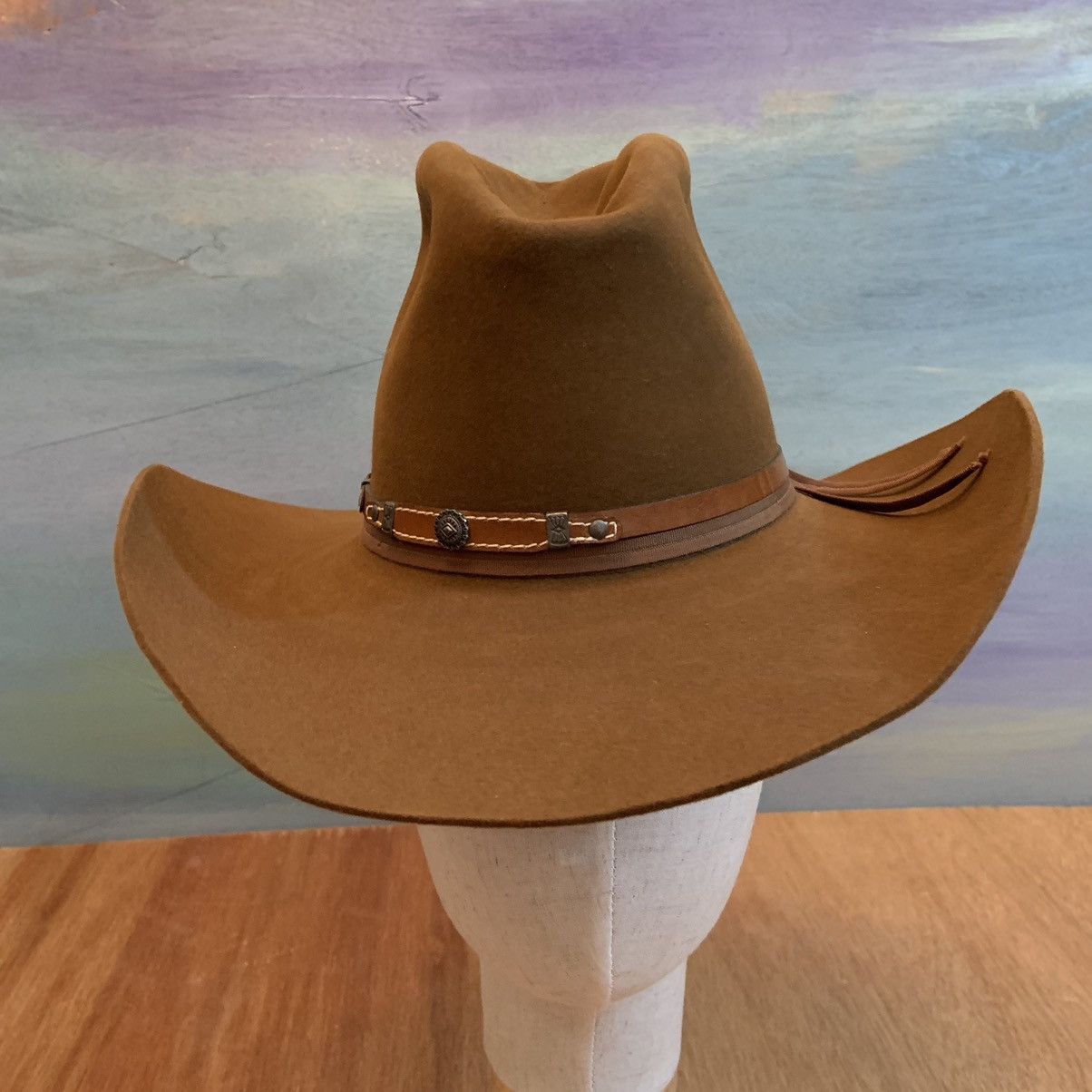 Vintage 1980s Vintage Resistol Cowboy Hat 3x Beaver Fur Felt W Box Grailed 1655