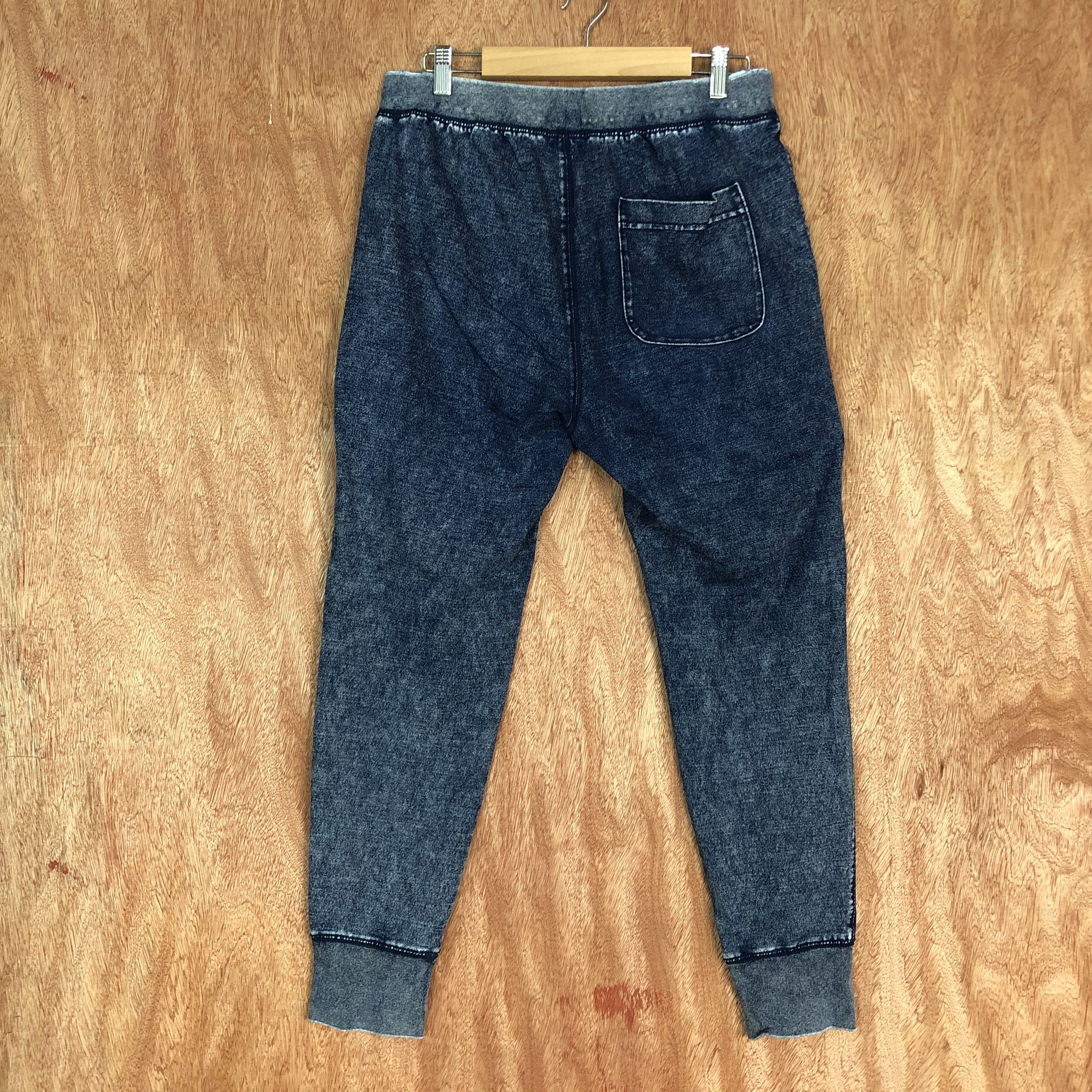 Japanese Brand × Sports Specialties GU Carpenter Acidwash Drawstring Stretch Track Jogger Pant Size US 30 / EU 46 - 5 Thumbnail
