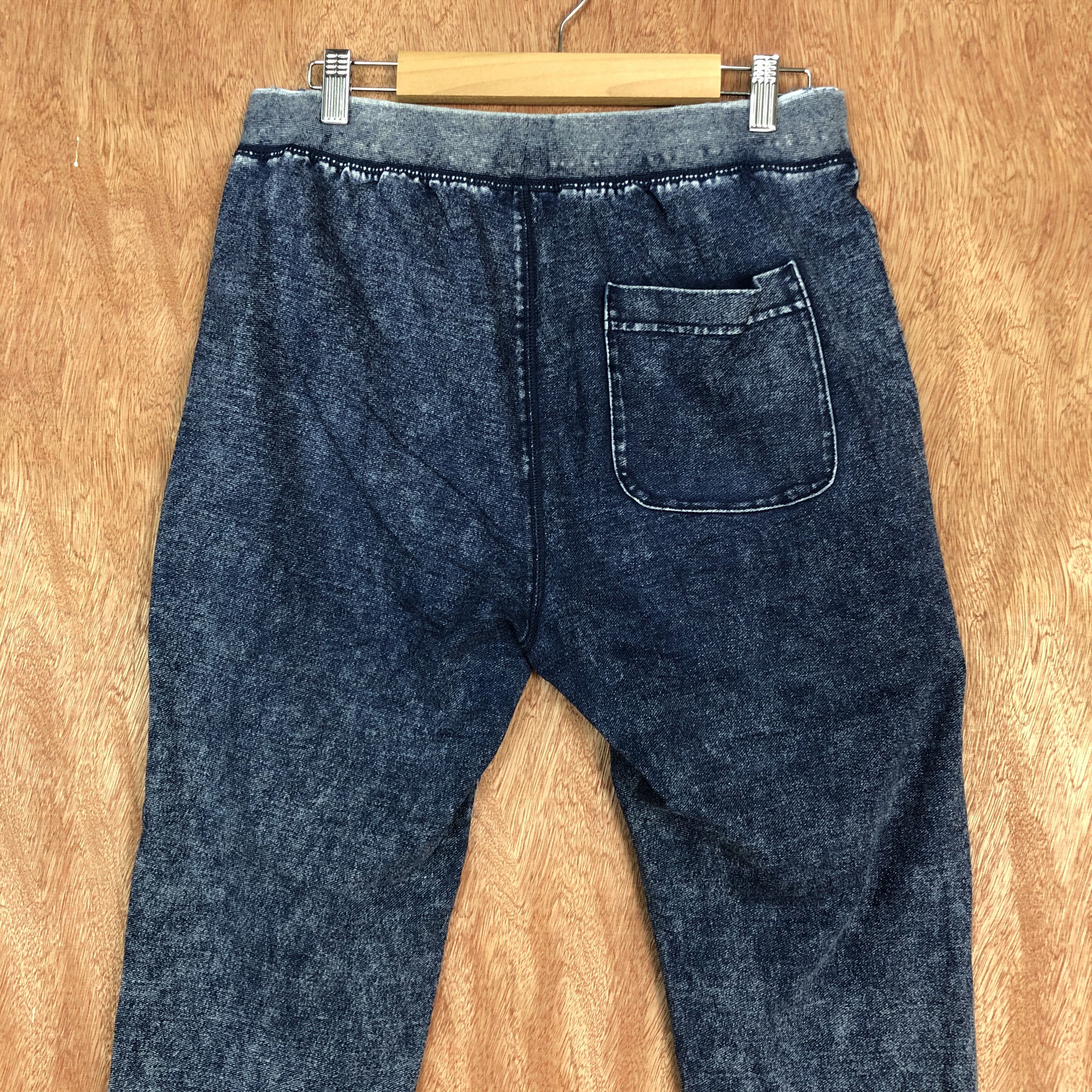 Japanese Brand × Sports Specialties GU Carpenter Acidwash Drawstring Stretch Track Jogger Pant Size US 30 / EU 46 - 6 Thumbnail