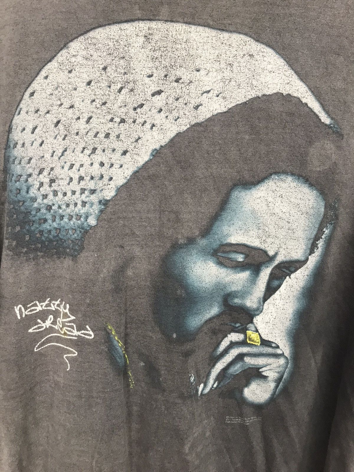 Bob Marley × Vintage Vintage Natty dread bob marley distressed tee Size US L / EU 52-54 / 3 - 3 Thumbnail