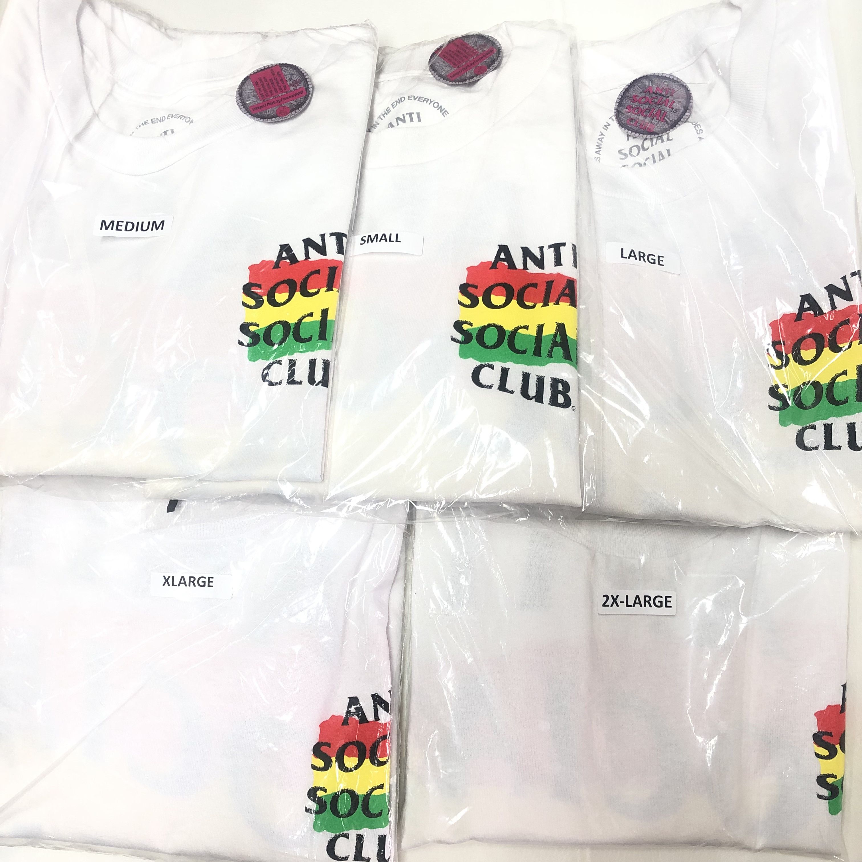 Anti Social Social Club DS member exclusive Black ASSC Bobsled White Tee BAPE KITH Size US L / EU 52-54 / 3 - 5 Thumbnail