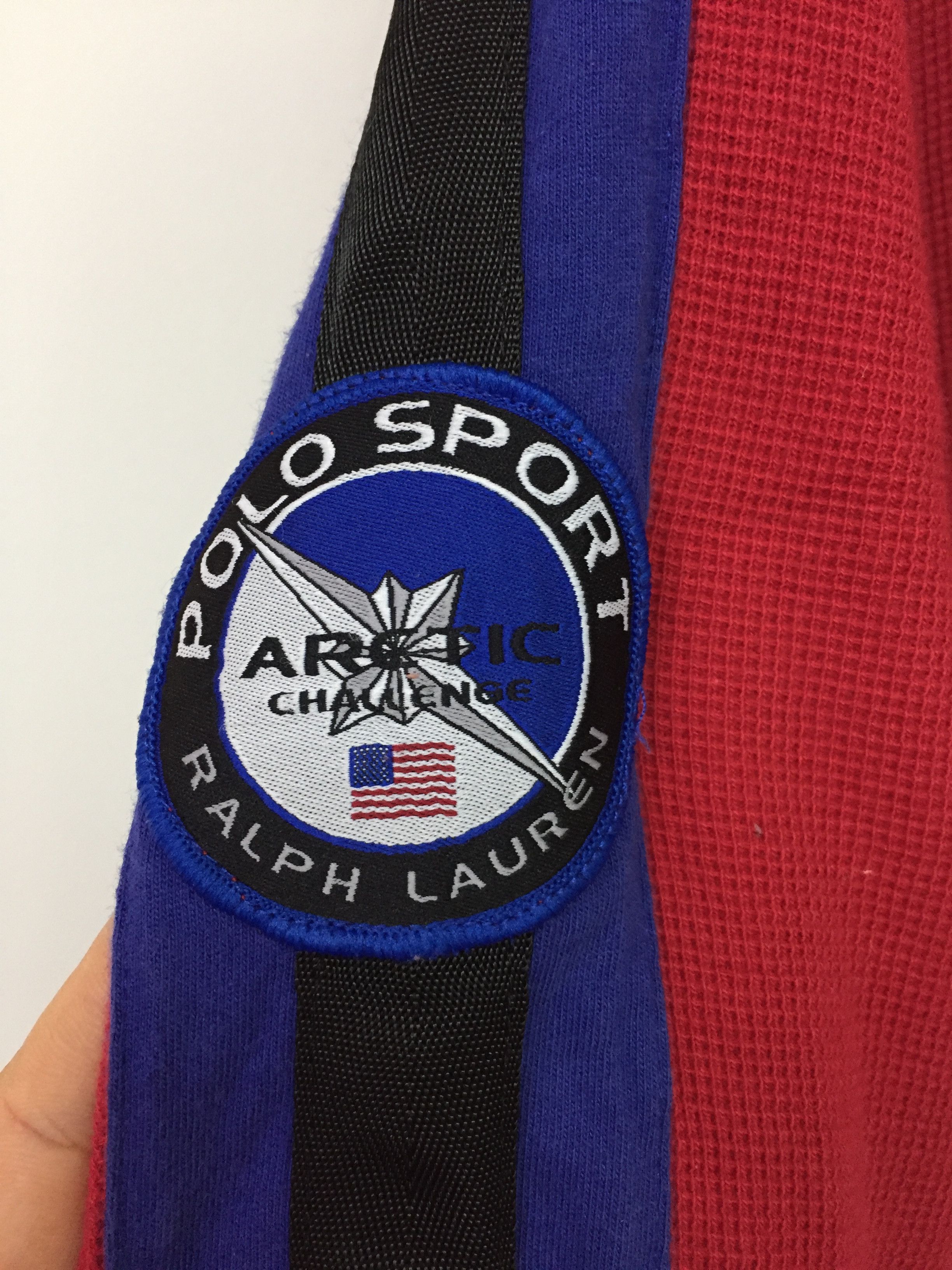 Polo Ralph Lauren 90's POLO SPORT Arctic challenger Turtle neck Wafer knit Size US L / EU 52-54 / 3 - 6 Thumbnail