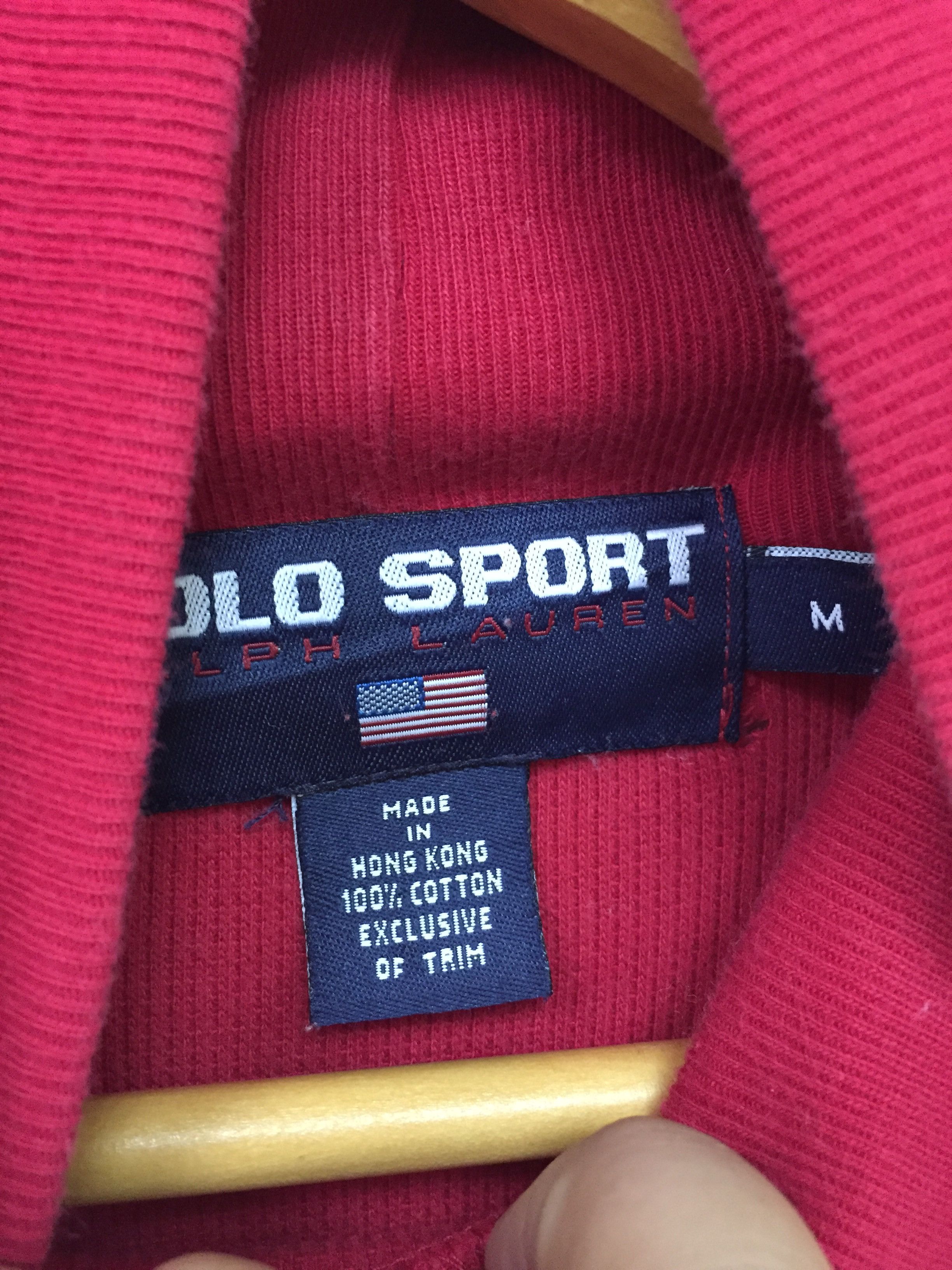 Polo Ralph Lauren 90's POLO SPORT Arctic challenger Turtle neck Wafer knit Size US L / EU 52-54 / 3 - 10 Thumbnail