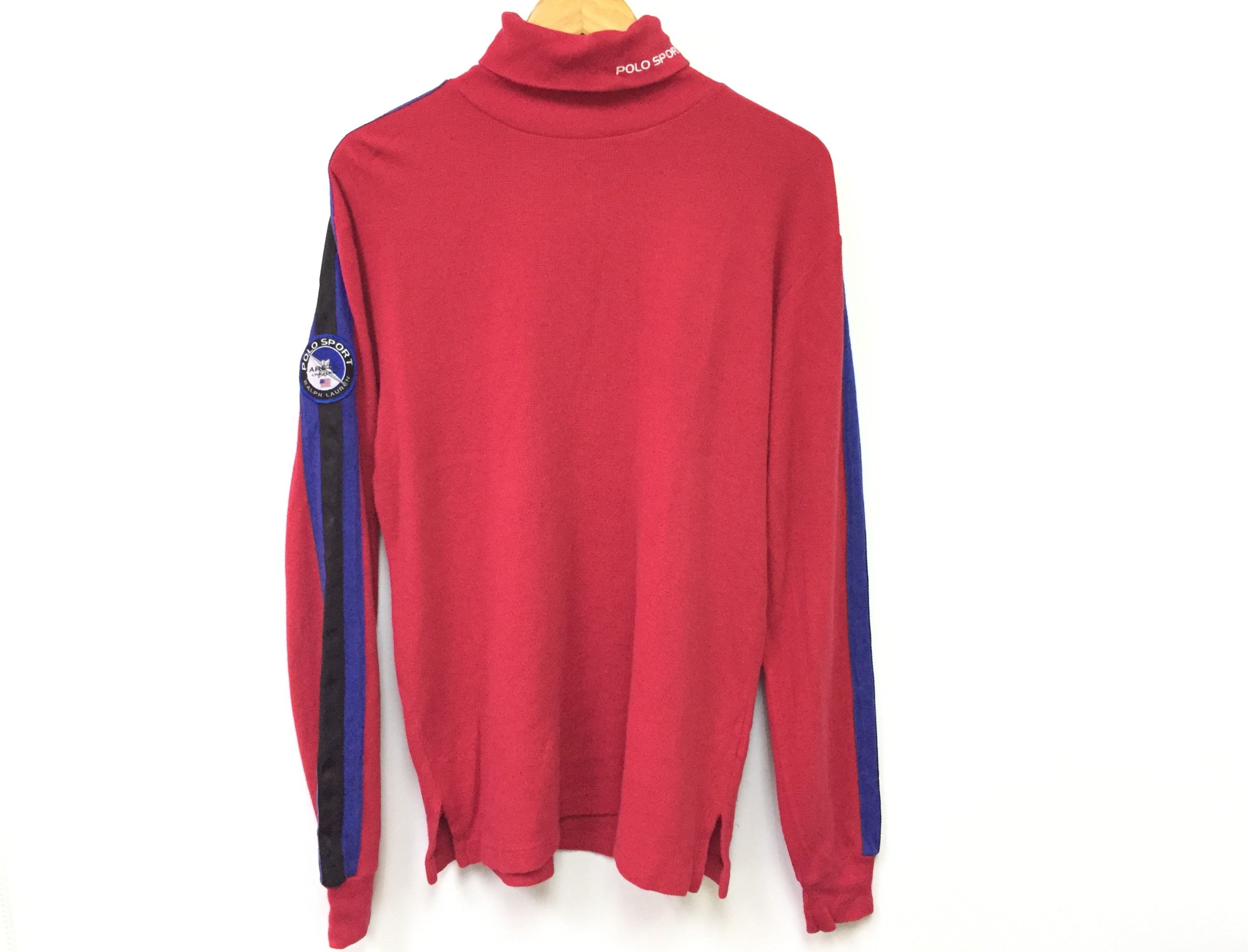 Polo Ralph Lauren 90's POLO SPORT Arctic challenger Turtle neck Wafer knit Size US L / EU 52-54 / 3 - 2 Thumbnail