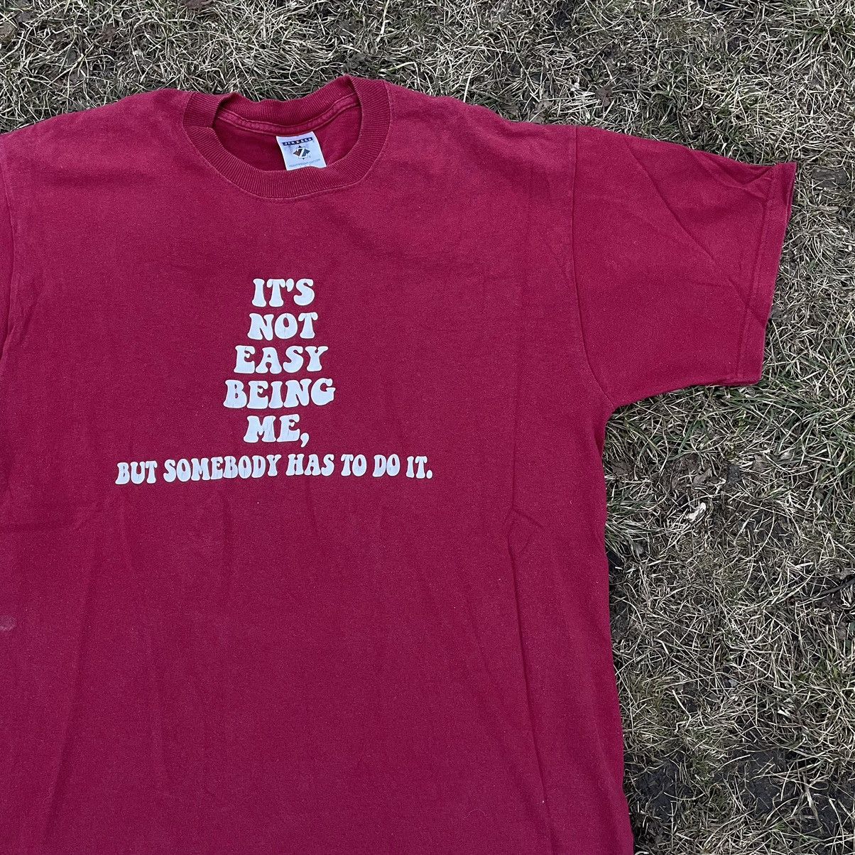Band Tees Vintage Y2K ADULT “ Somebody Has To Do That “ Buymypiece Tee Size US L / EU 52-54 / 3 - 4 Thumbnail