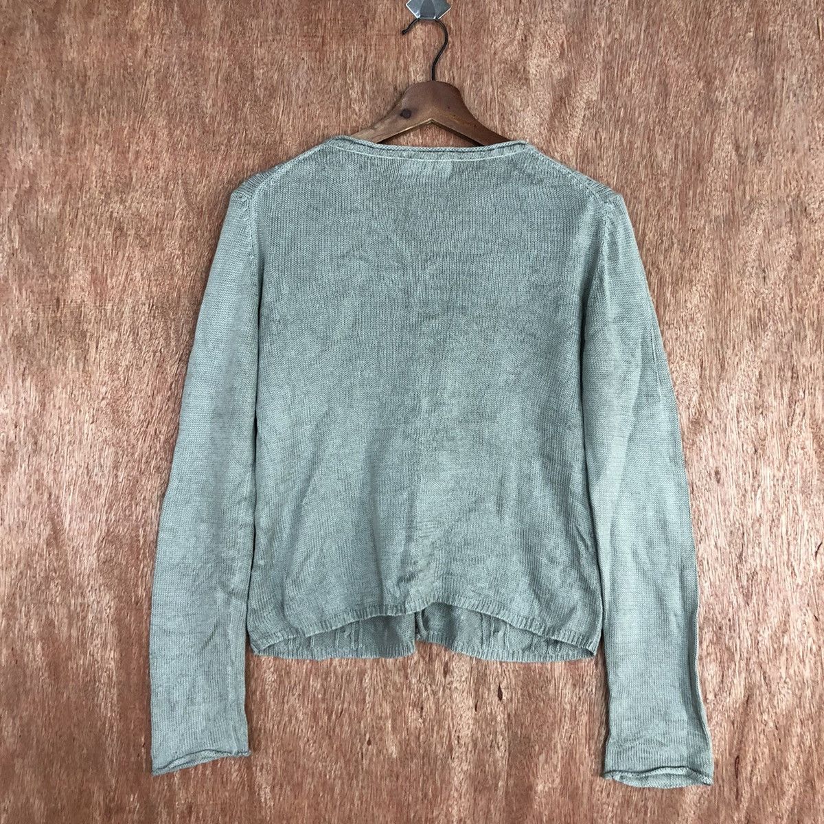 Homespun Knitwear DL J Press Grey faded aran isle cable Knitwear #c856 Size US M / EU 48-50 / 2 - 13 Thumbnail