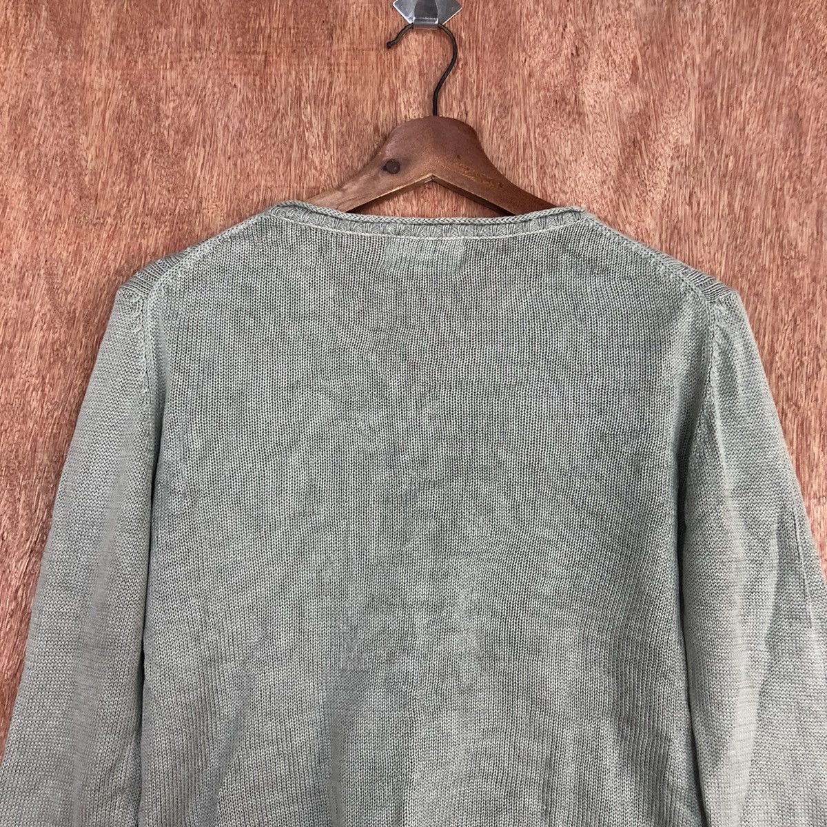 Homespun Knitwear DL J Press Grey faded aran isle cable Knitwear #c856 Size US M / EU 48-50 / 2 - 12 Thumbnail