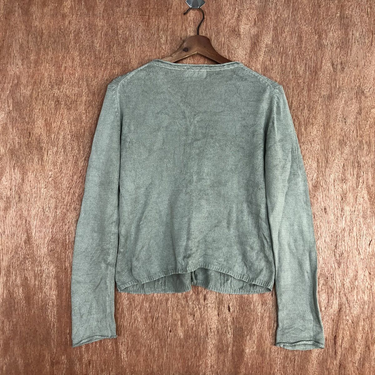 Homespun Knitwear DL J Press Grey faded aran isle cable Knitwear #c856 Size US M / EU 48-50 / 2 - 11 Thumbnail