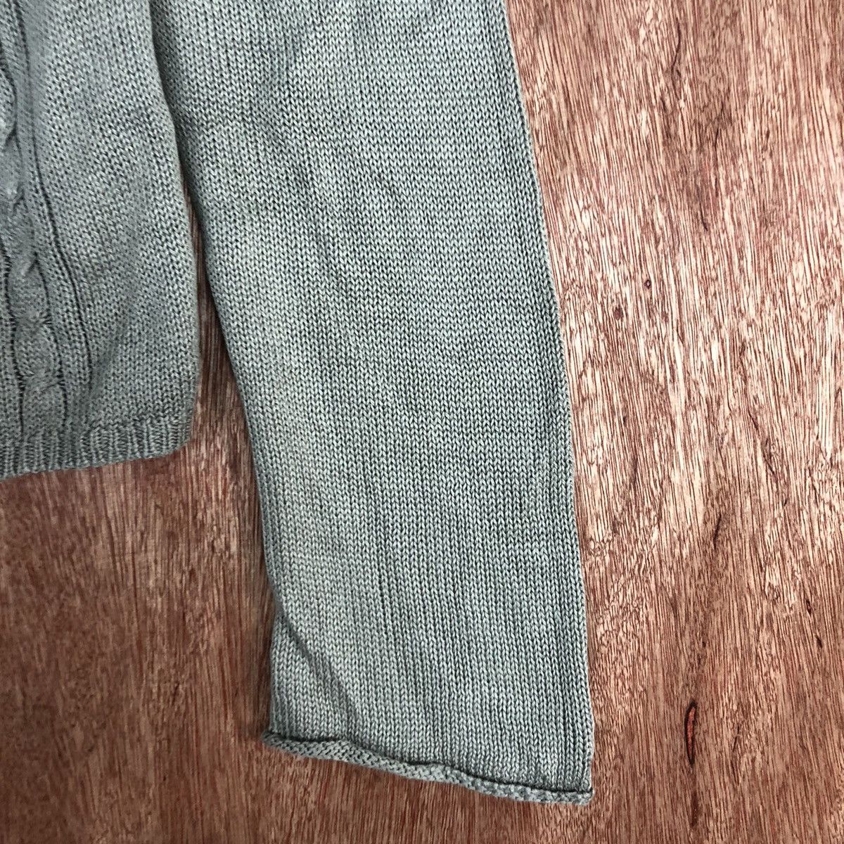 Homespun Knitwear DL J Press Grey faded aran isle cable Knitwear #c856 Size US M / EU 48-50 / 2 - 4 Thumbnail