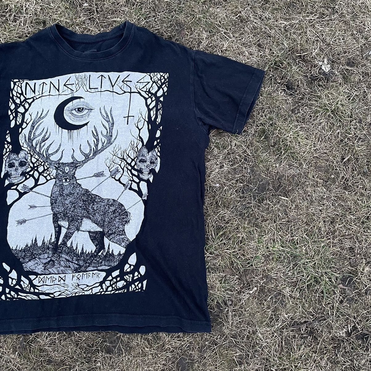 Band Tees Vintage 90s 666 Skulls Sexy Vamp Dead Face Horror Tee 90s Size US L / EU 52-54 / 3 - 3 Thumbnail